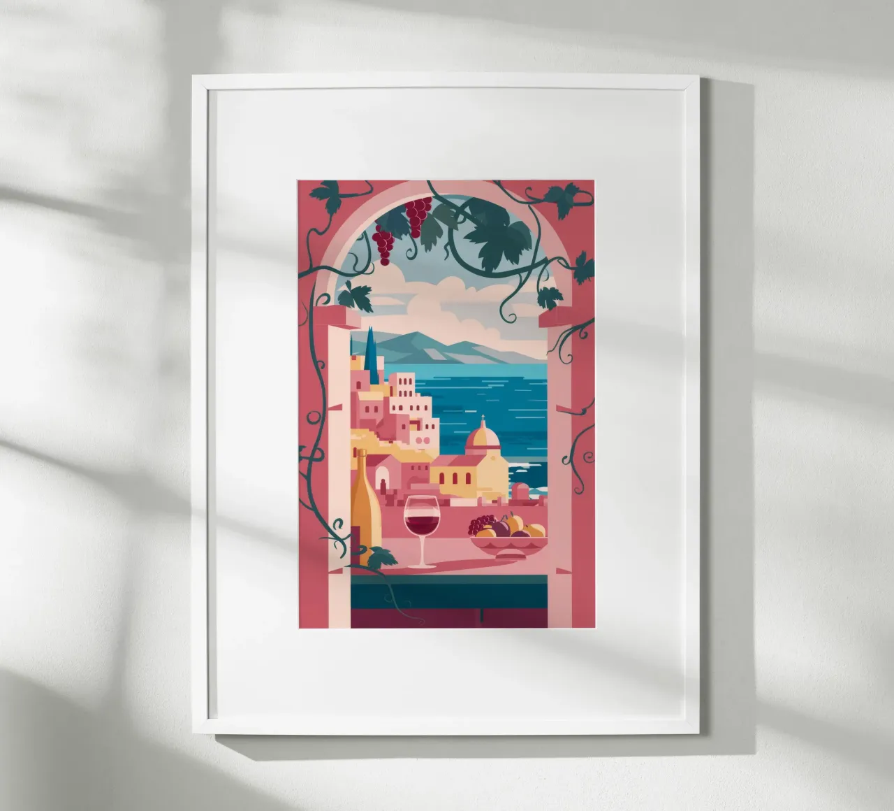 Archway Bay Vista poster con telaio in plastica da Lumi Eyes
