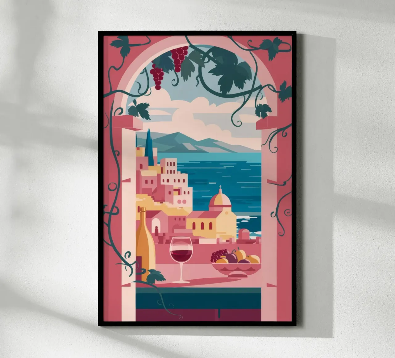 Archway Bay Vista poster con telaio in plastica da Lumi Eyes