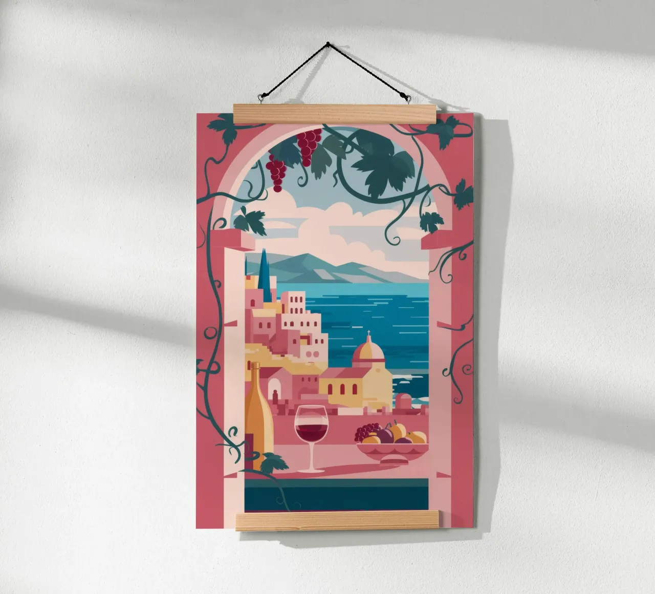 Archway Bay Vista poster con telaio in plastica da Lumi Eyes