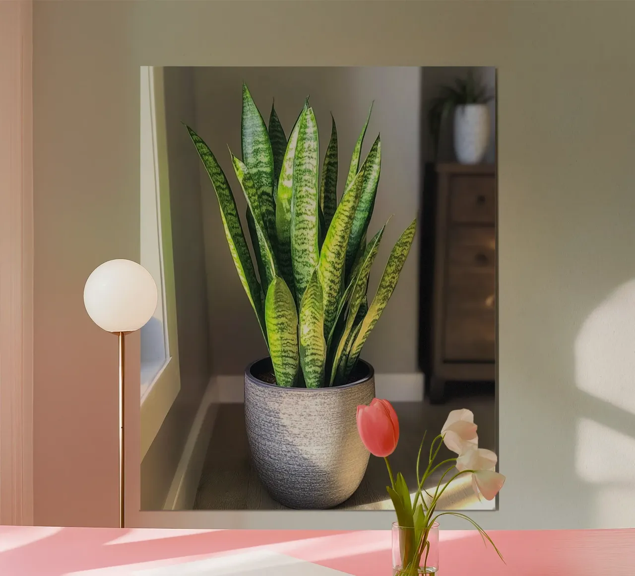 Verde lussureggiante poster con telaio in alluminio da PhotoVibe Decor