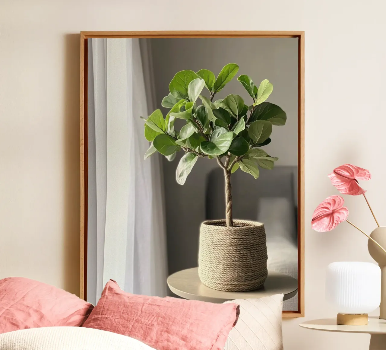Verde lussureggiante tela con Cornice a cassetta da PhotoVibe Decor