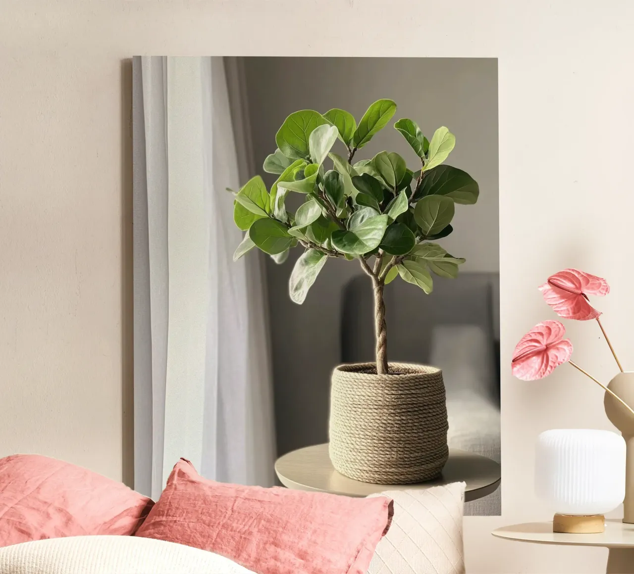 Verde lussureggiante tela con Cornice a cassetta da PhotoVibe Decor