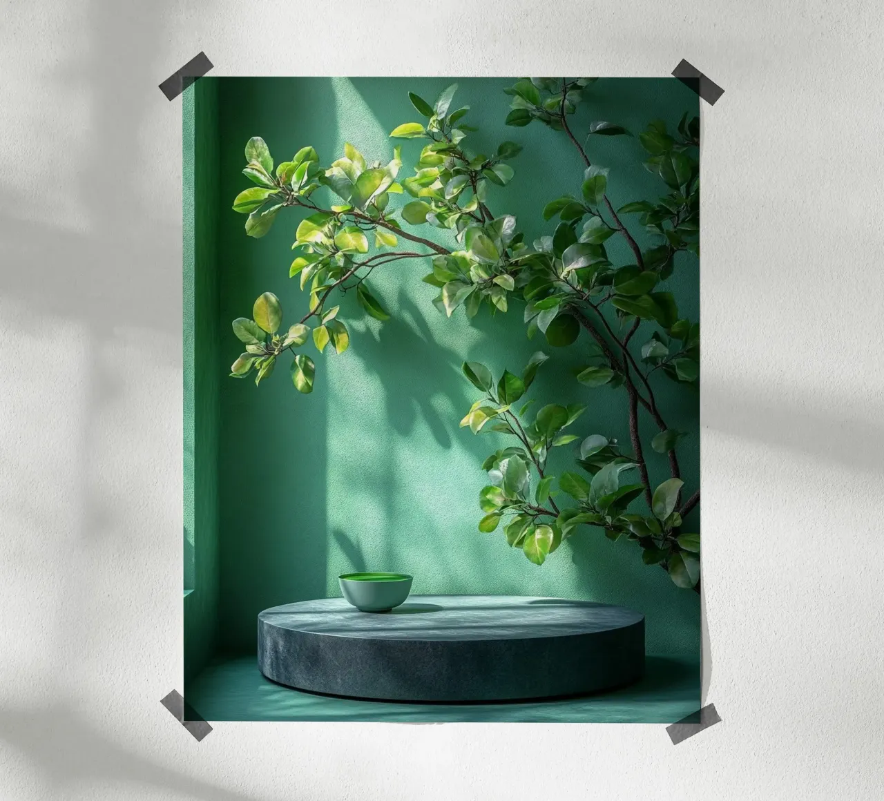 Verde lussureggiante poster da PhotoVibe Decor