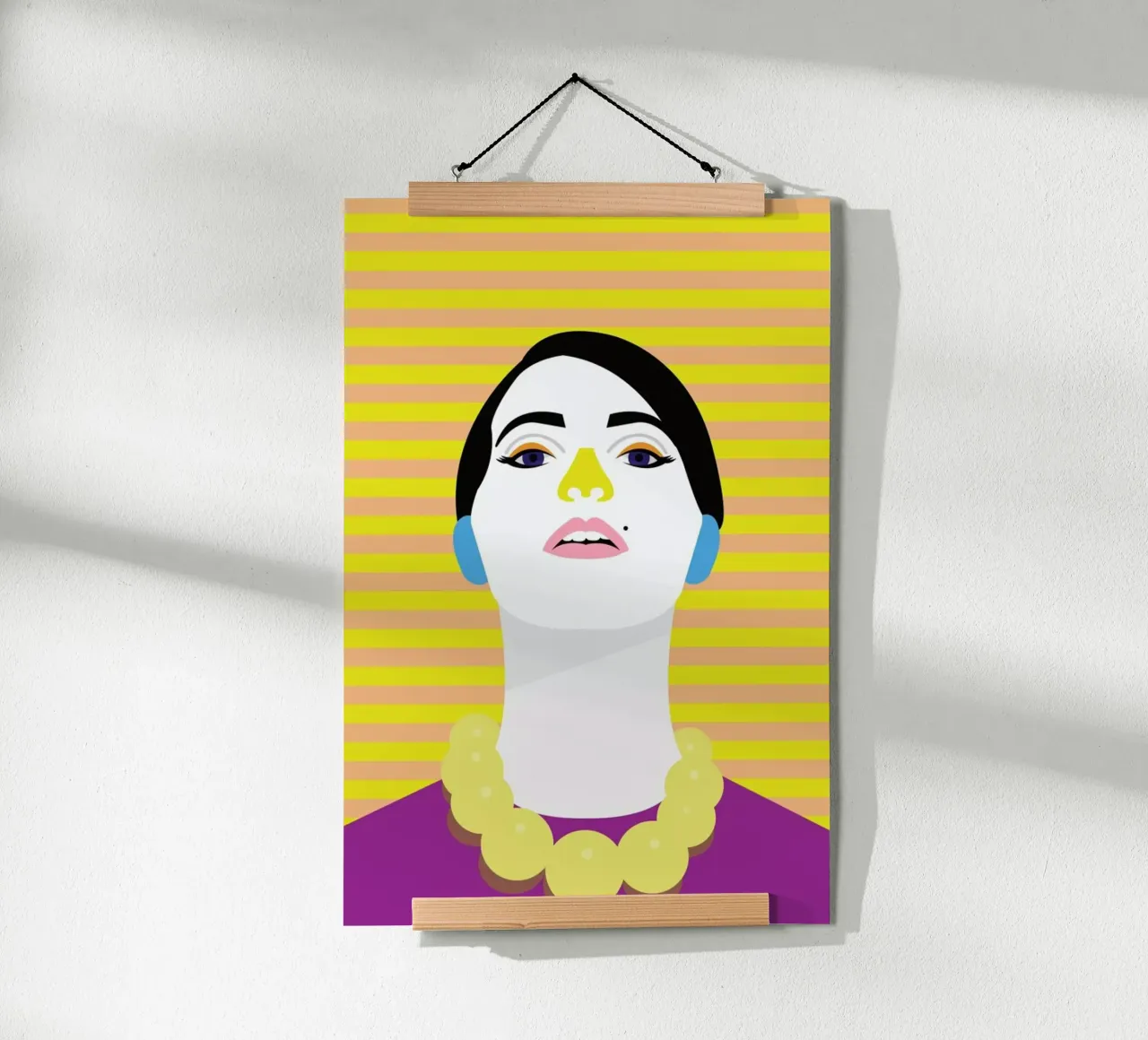 Mia poster con telaio in plastica da Dignity