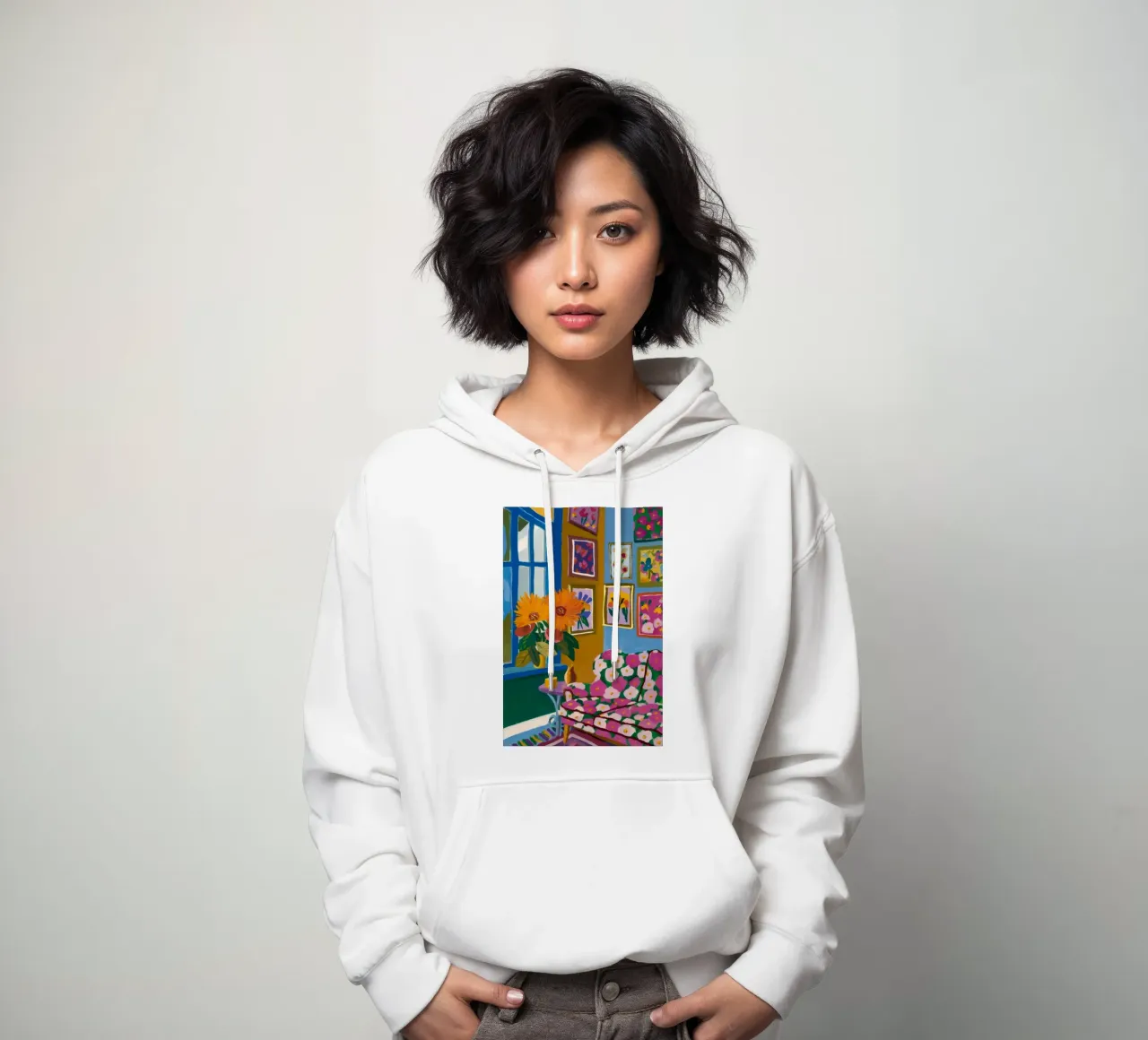 Camera Azure Bloom felpa con cappuccio da Lumi Eyes