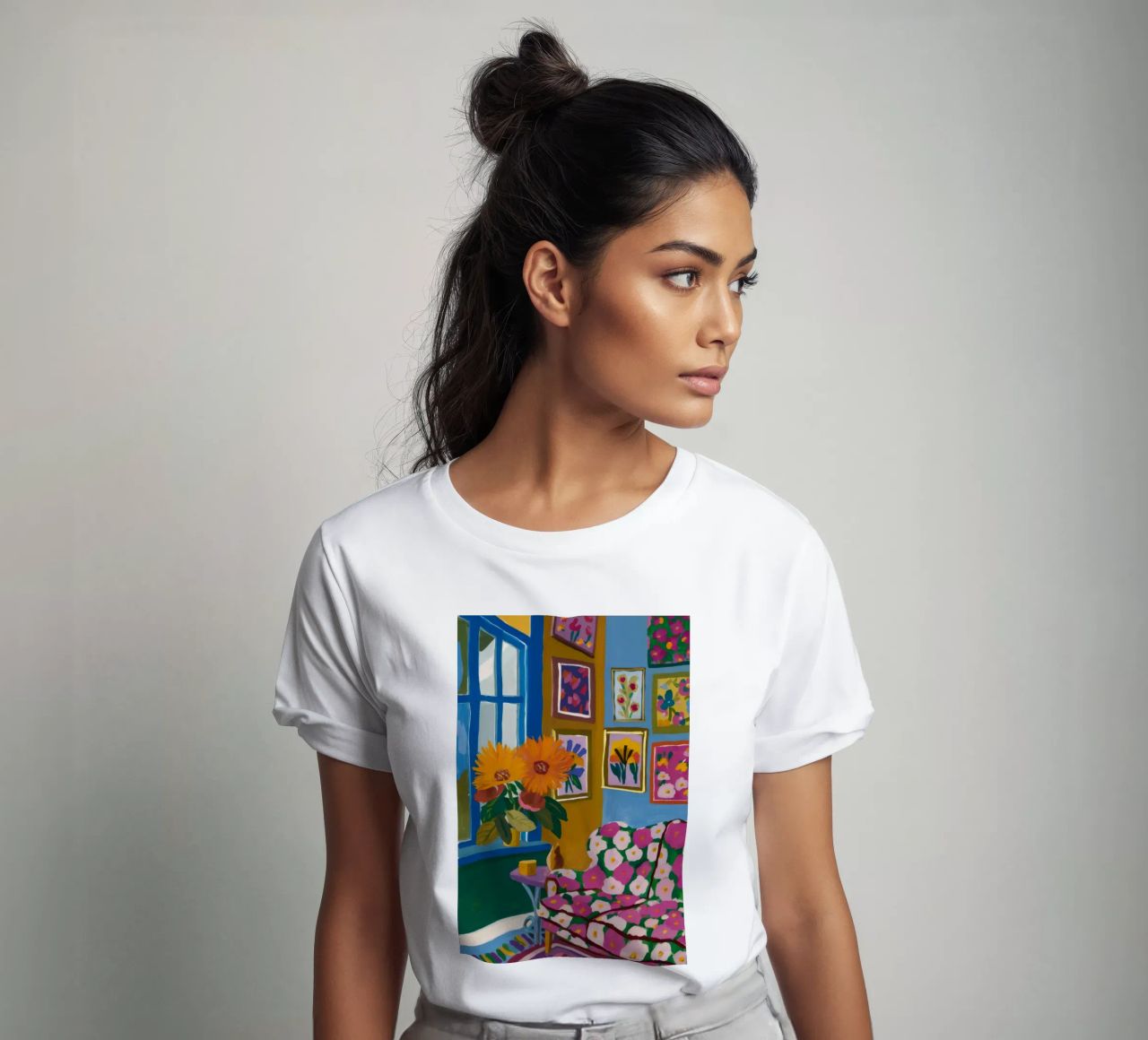 Camera Azure Bloom t-shirt da Lumi Eyes