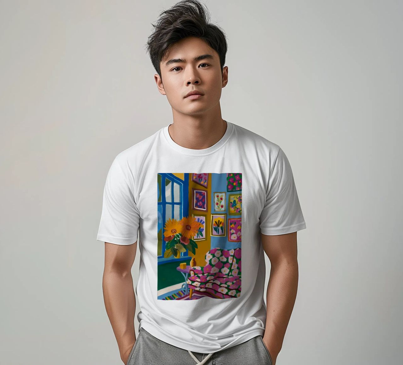 Camera Azure Bloom t-shirt da Lumi Eyes