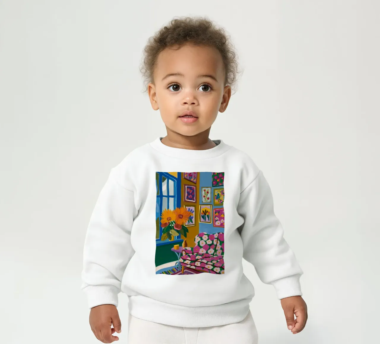 Chambre Azure Bloom sweat pour bébé de Lumi Eyes