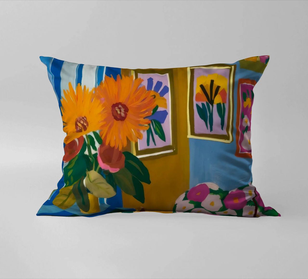 Camera Azure Bloom cuscino da Lumi Eyes