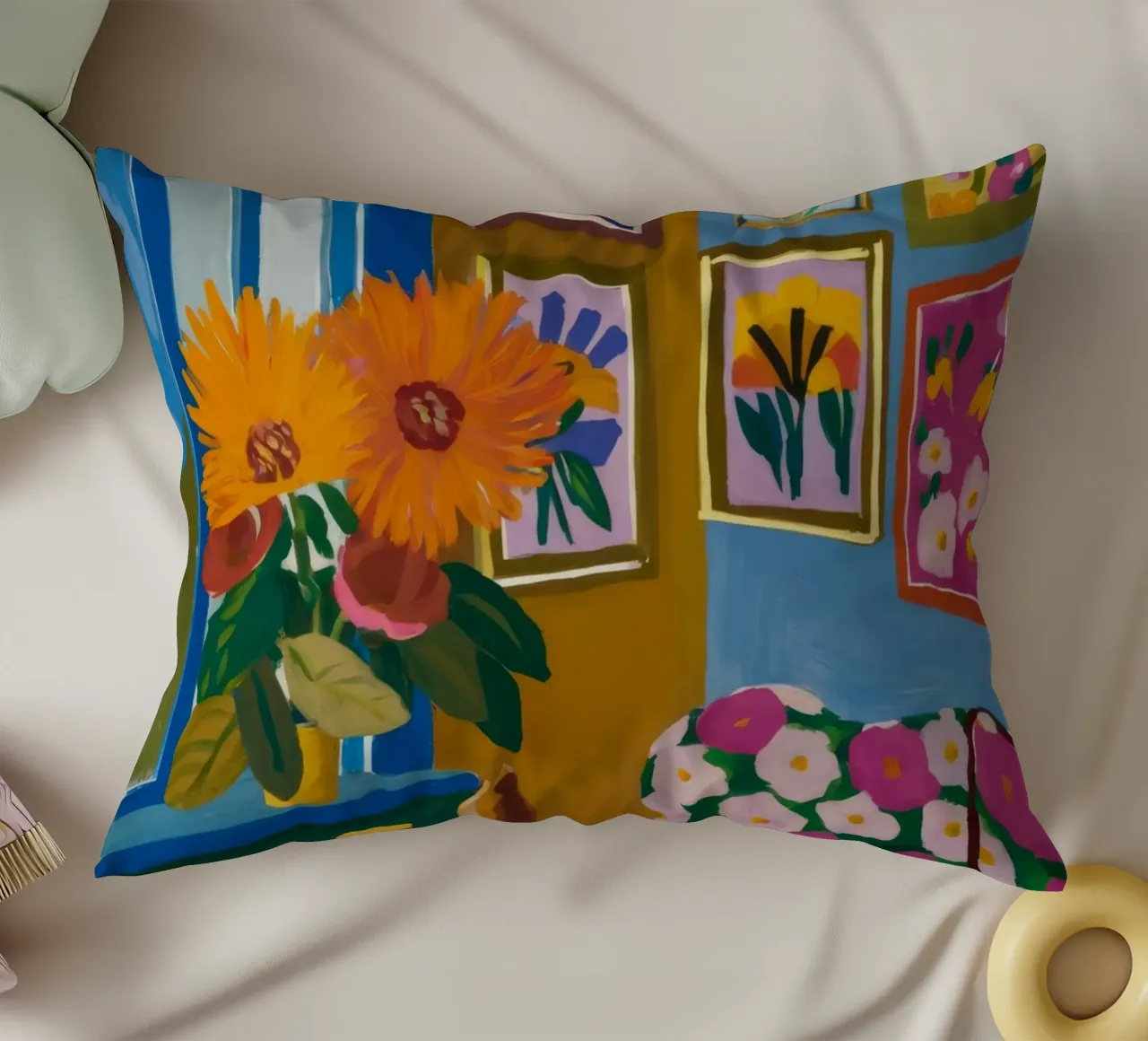 Camera Azure Bloom cuscino da Lumi Eyes