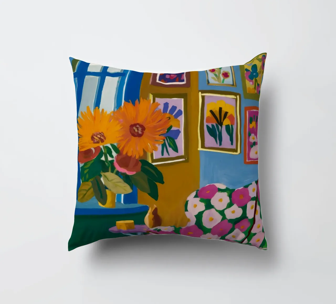 Camera Azure Bloom cuscino da Lumi Eyes