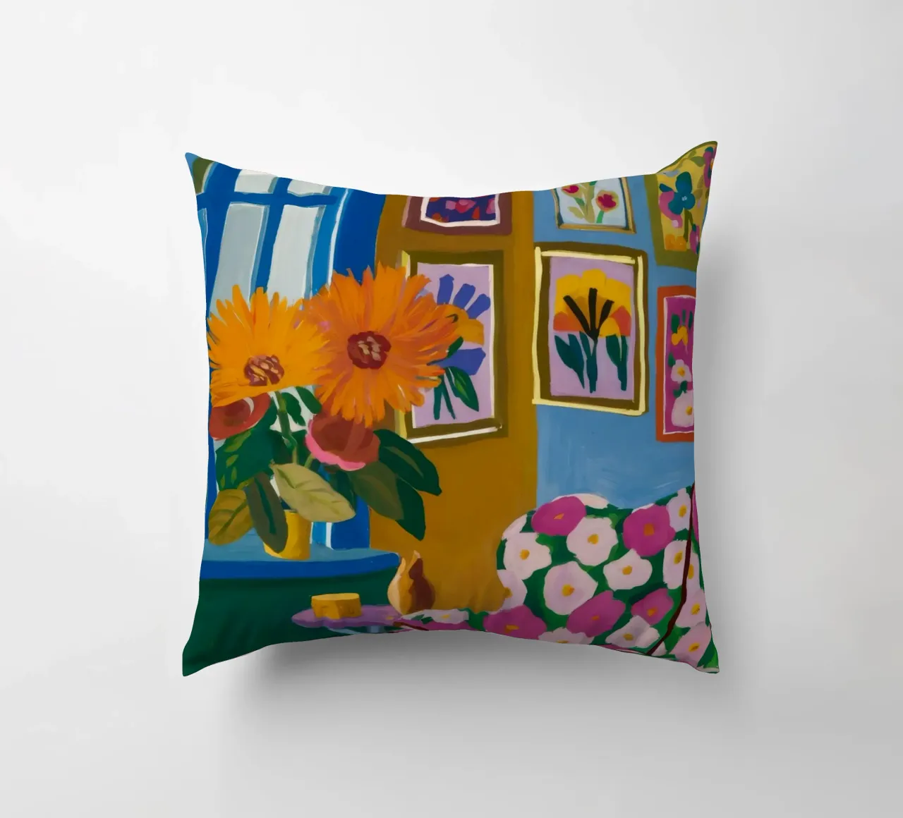 Camera Azure Bloom cuscino da Lumi Eyes