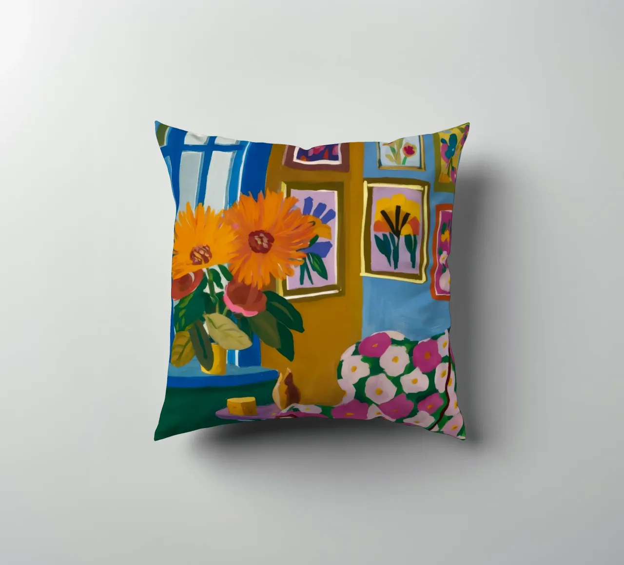 Camera Azure Bloom cuscino da Lumi Eyes