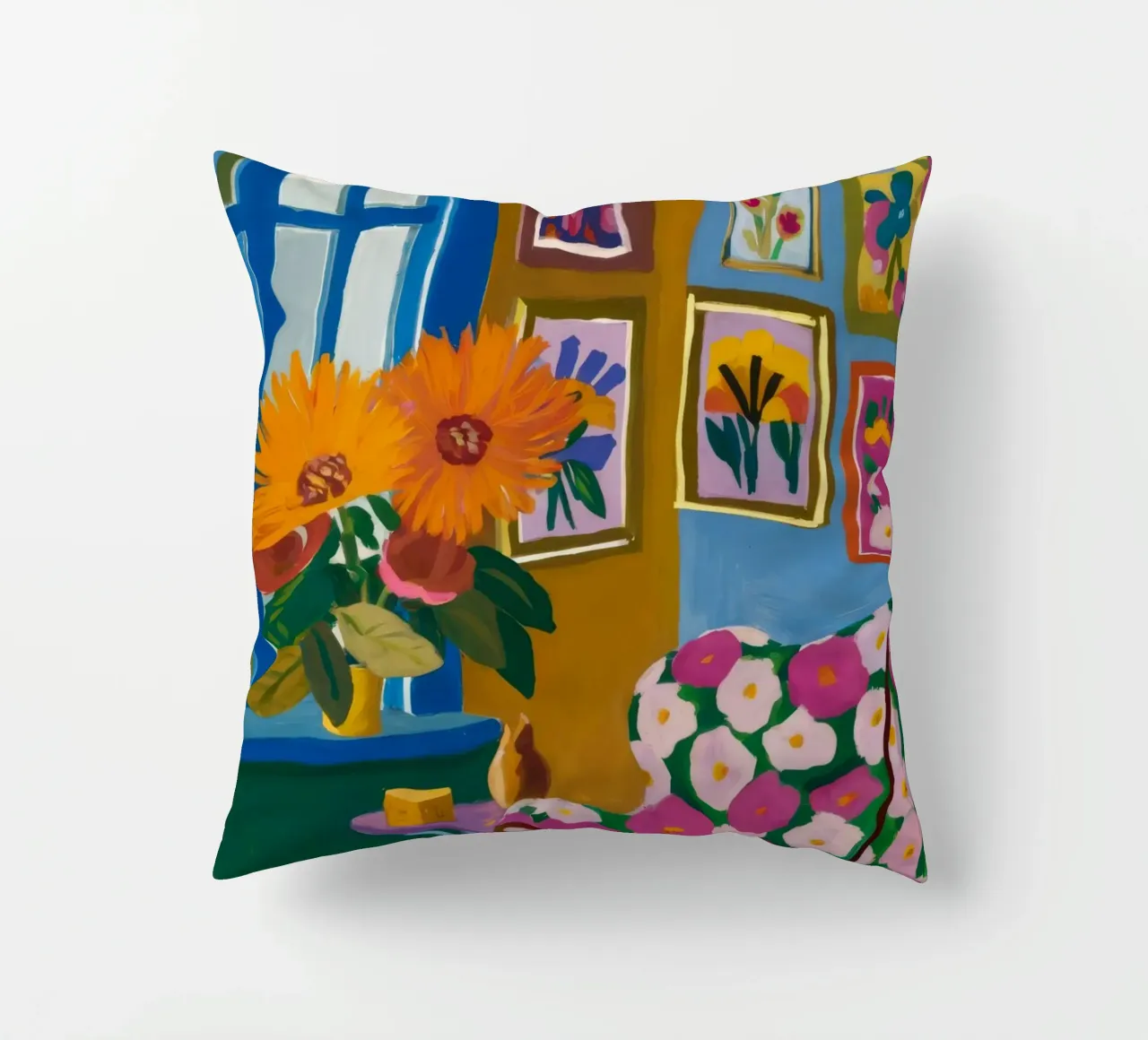 Camera Azure Bloom cuscino da Lumi Eyes