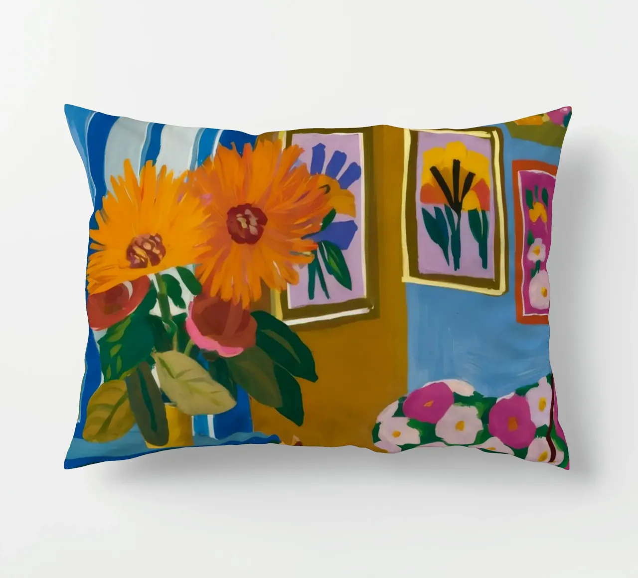 Camera Azure Bloom cuscino da Lumi Eyes