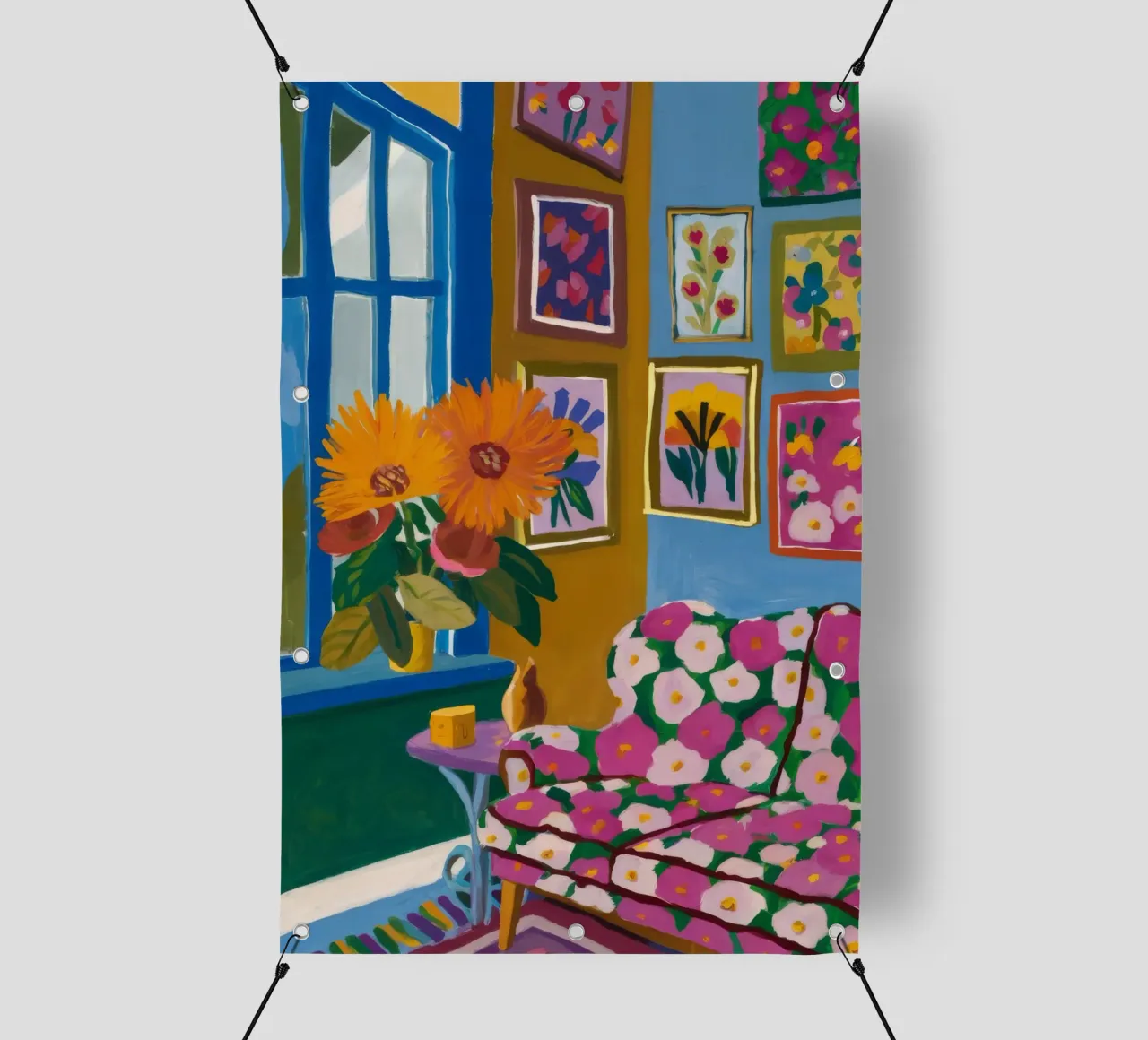 Camera Azure Bloom telo in pvc da Lumi Eyes