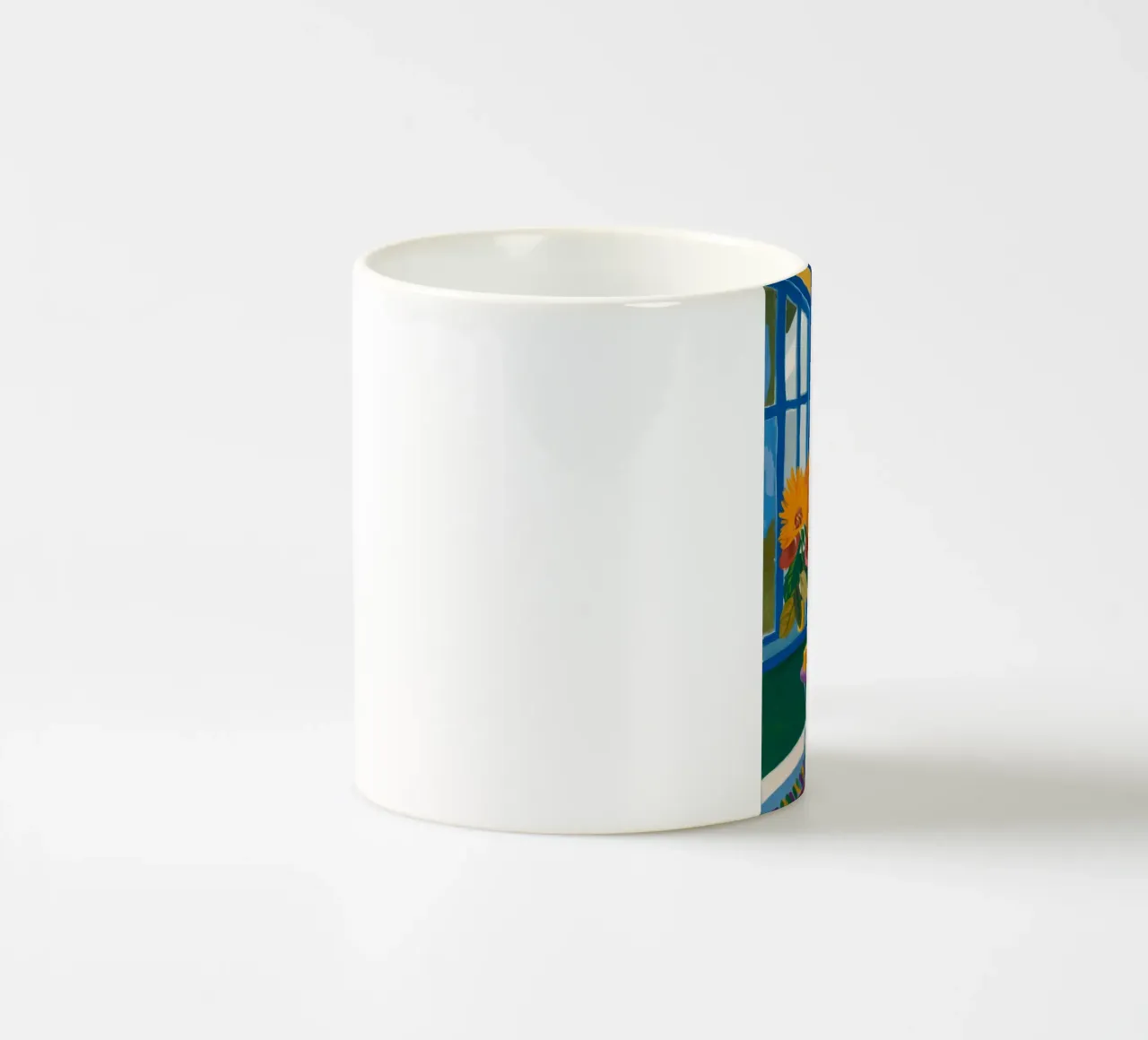 Chambre Azure Bloom mug en céramique de Lumi Eyes