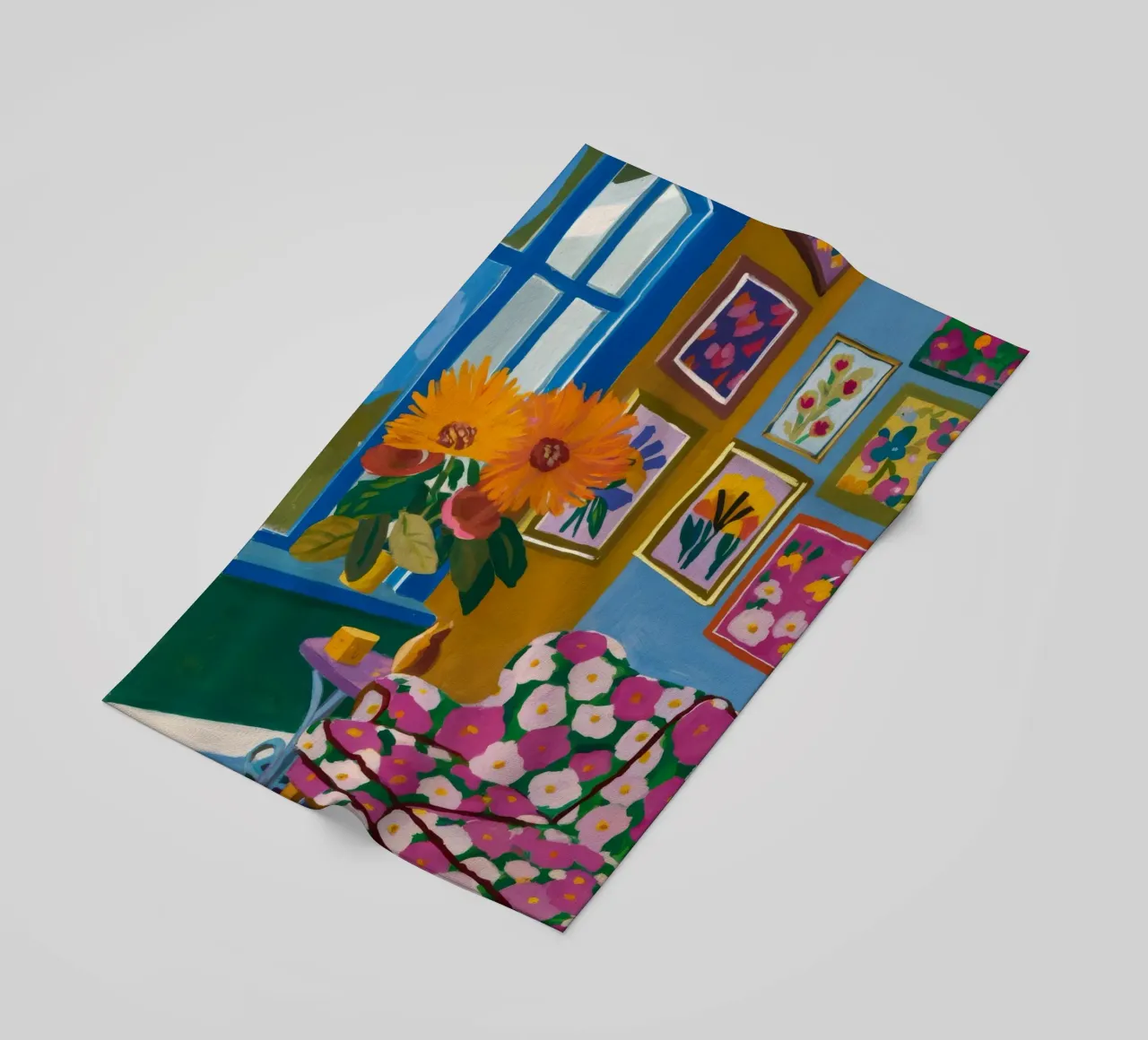 Camera Azure Bloom telo mare da Lumi Eyes