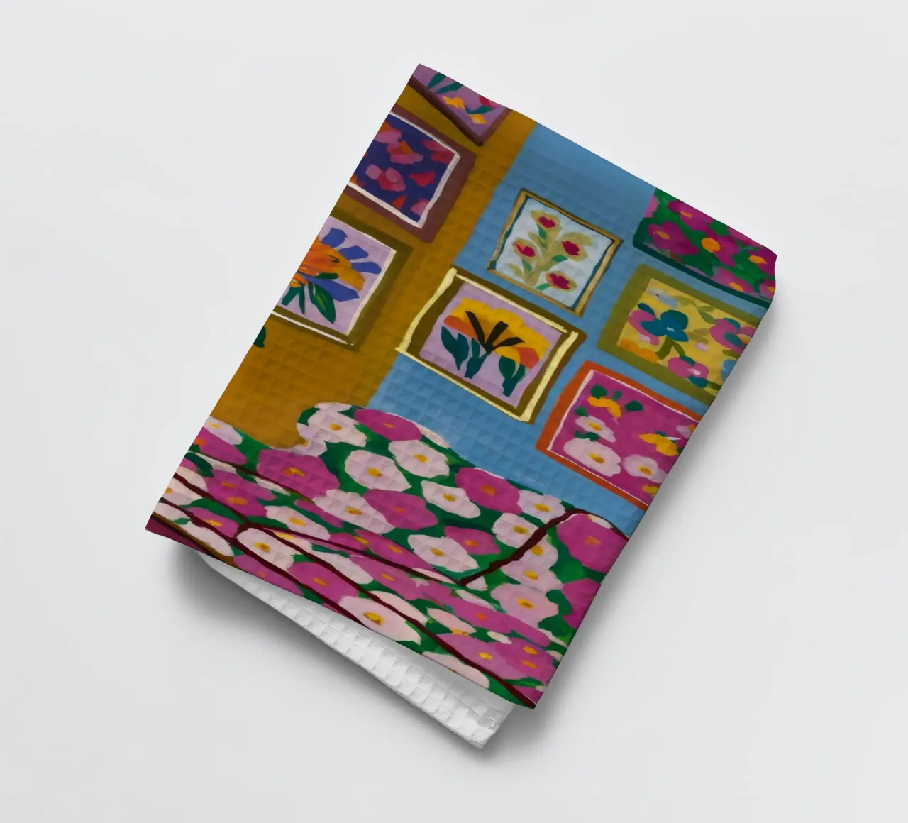 Camera Azure Bloom canovaccio da cucina da Lumi Eyes