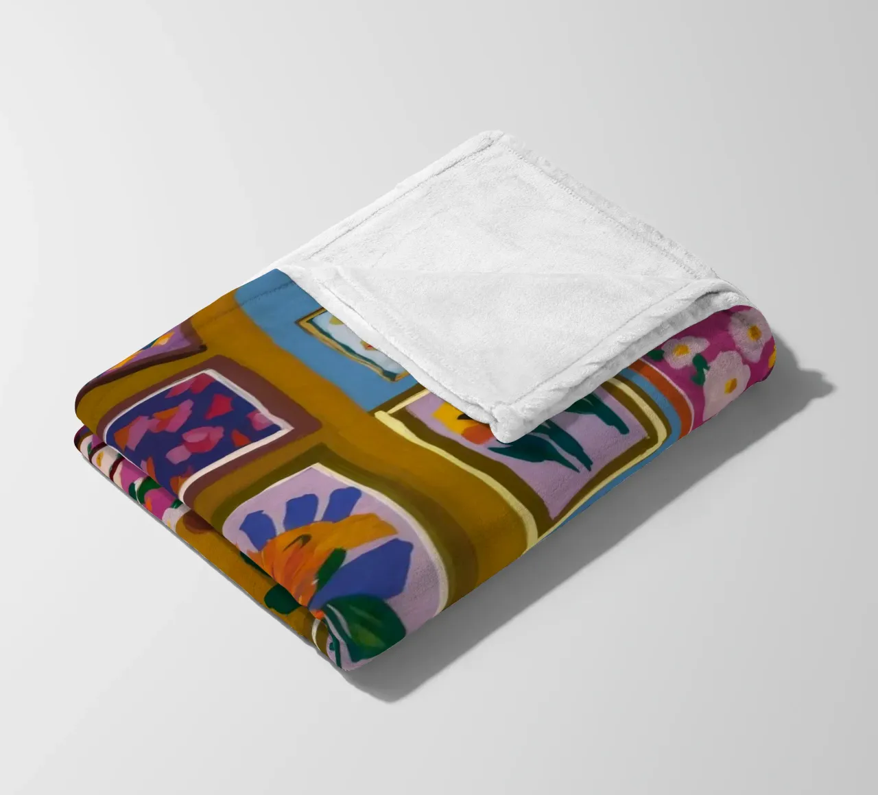 Camera Azure Bloom coperta in pile da Lumi Eyes