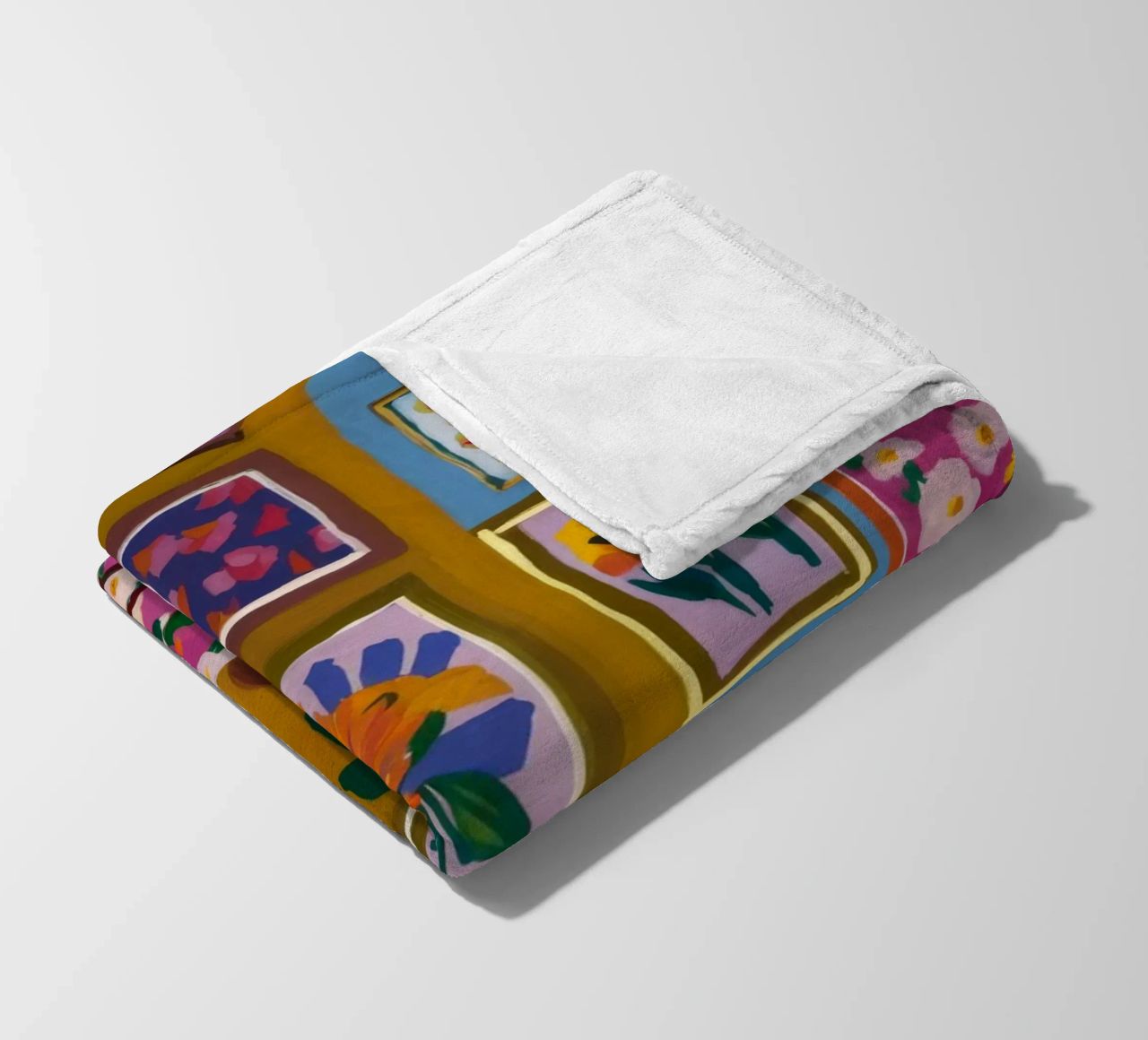 Camera Azure Bloom coperta in pile da Lumi Eyes