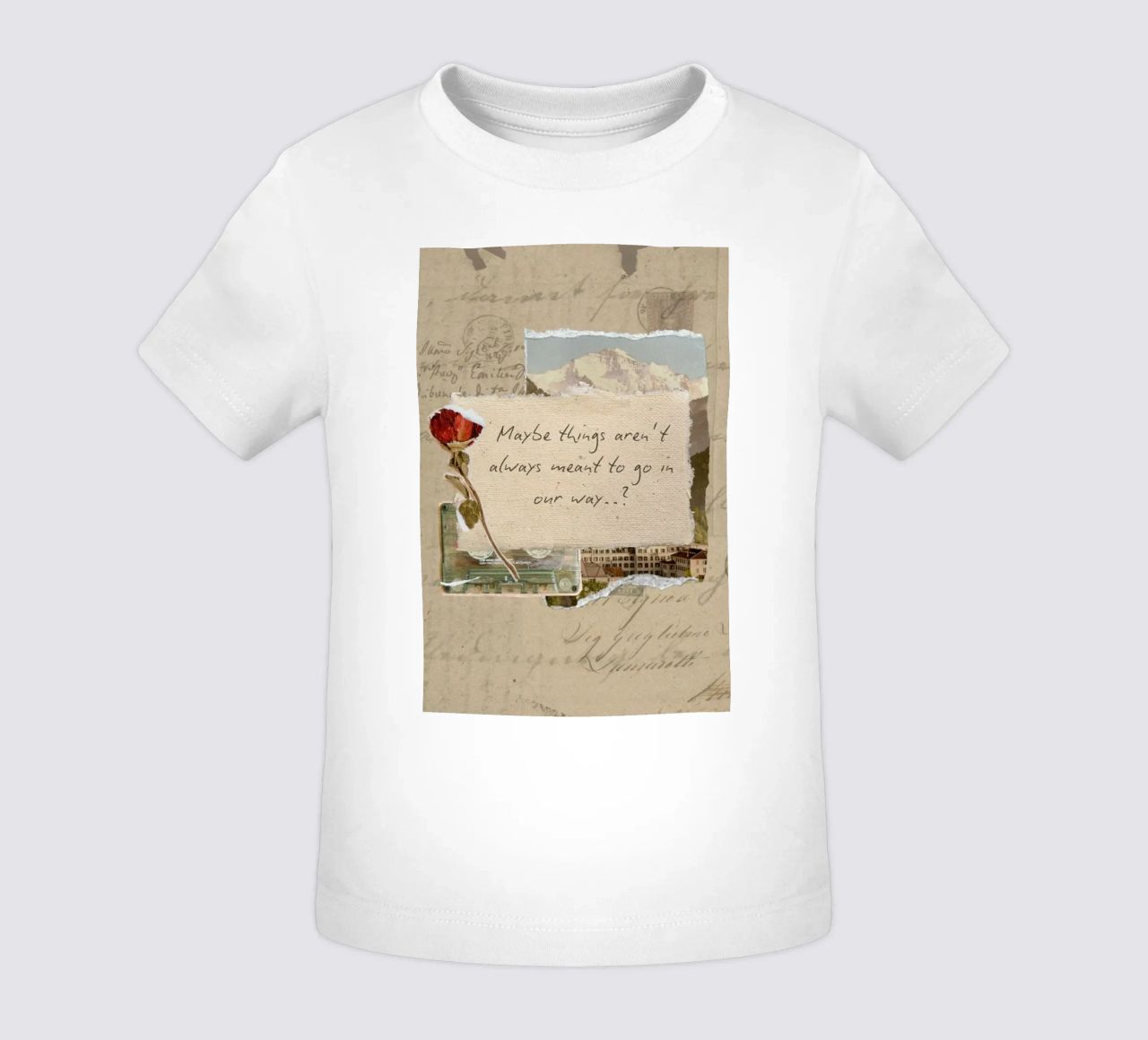 maybe things aren't always meant to go in our way baby t-shirt by Andara shop