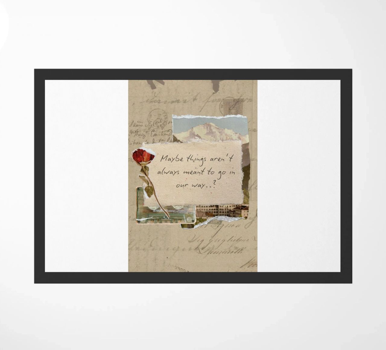 maybe things aren't always meant to go in our way doormat by Andara shop