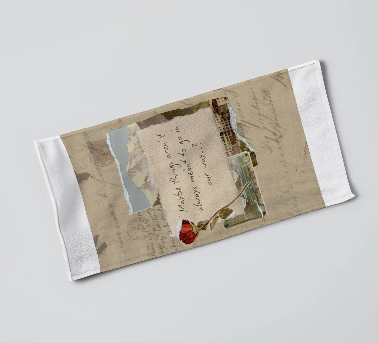 maybe things aren't always meant to go in our way towel by Andara shop