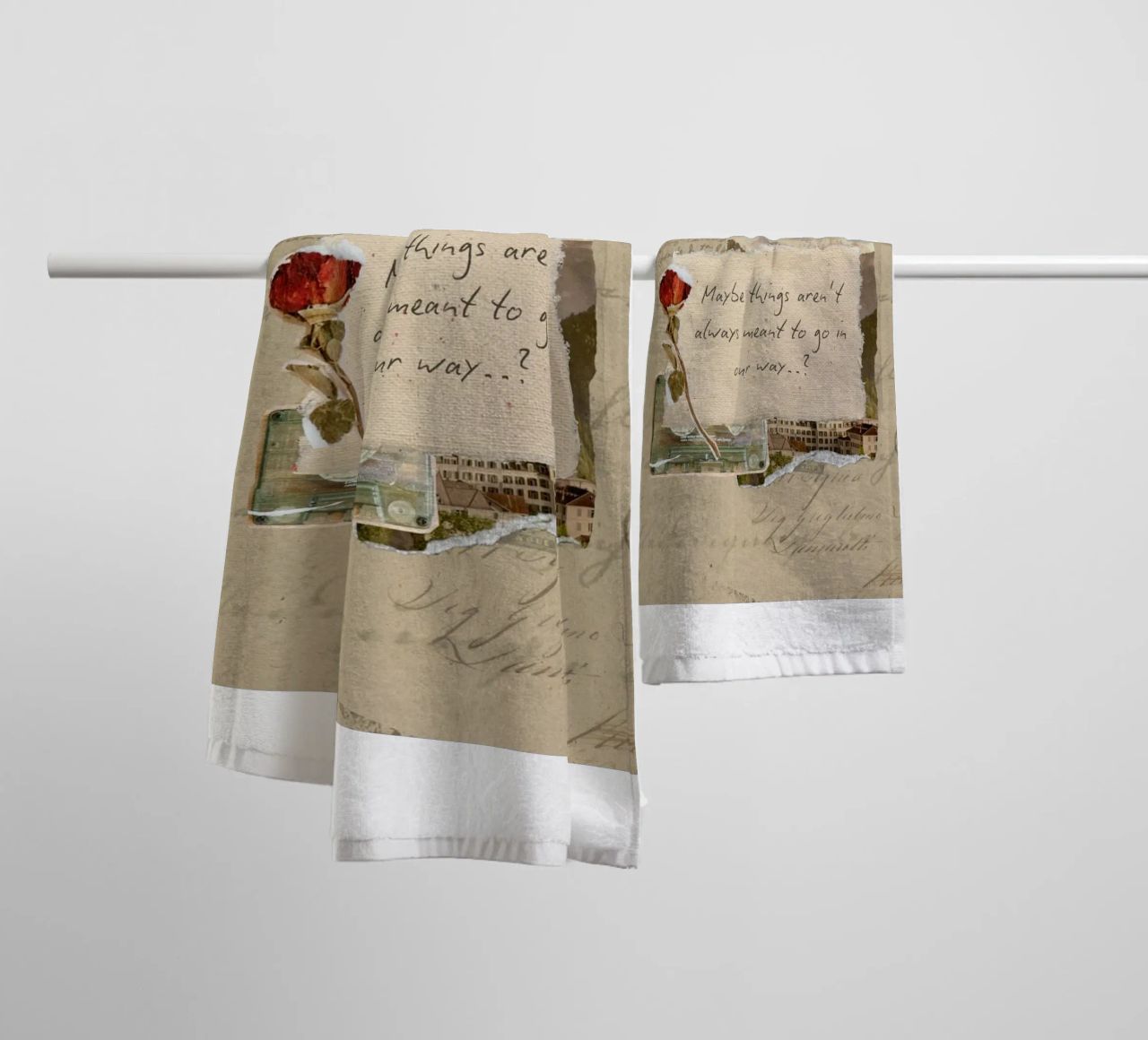 maybe things aren't always meant to go in our way towel by Andara shop