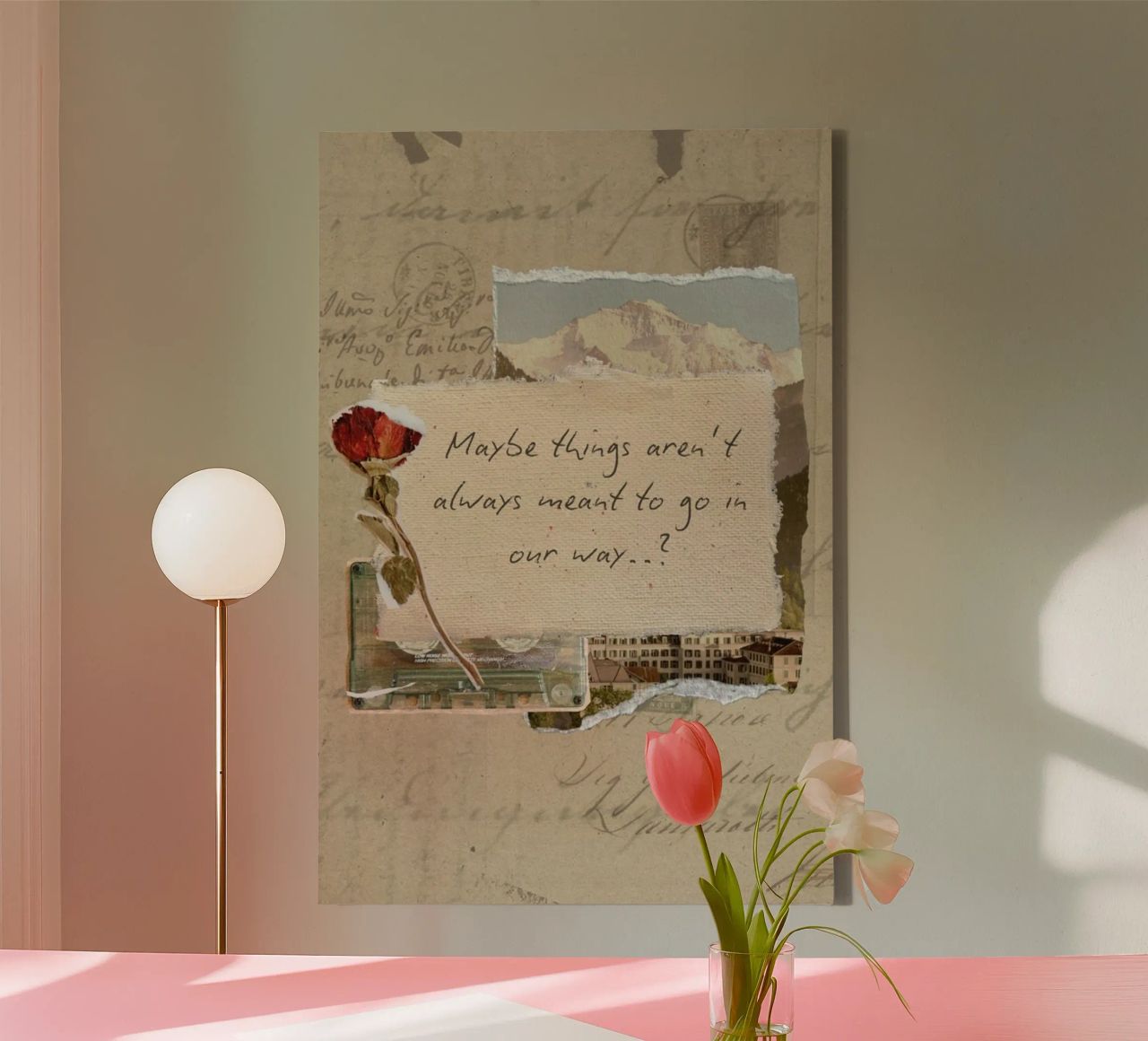 maybe things aren't always meant to go in our way canvas by Andara shop