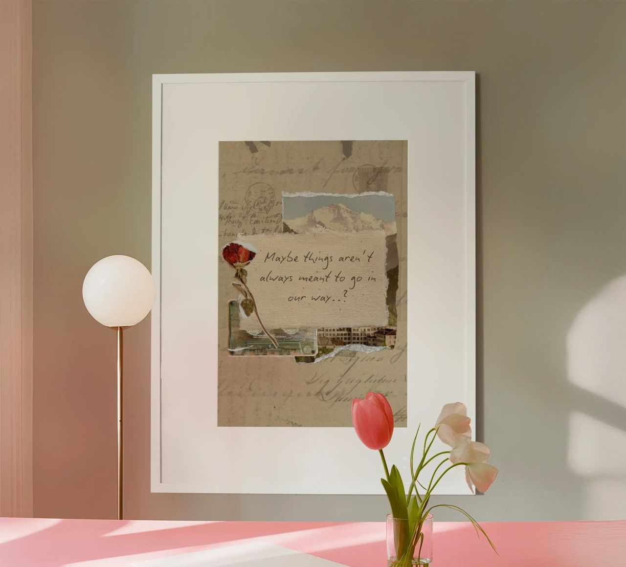 maybe things aren't always meant to go in our way hahnemühle by Andara shop