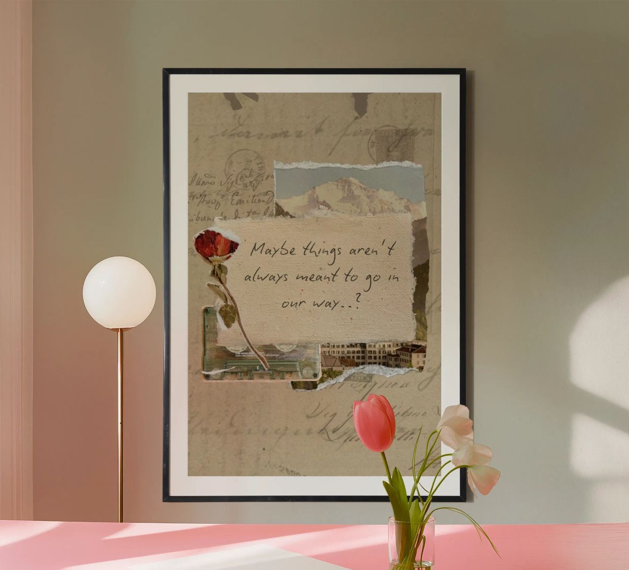 maybe things aren't always meant to go in our way hahnemühle by Andara shop
