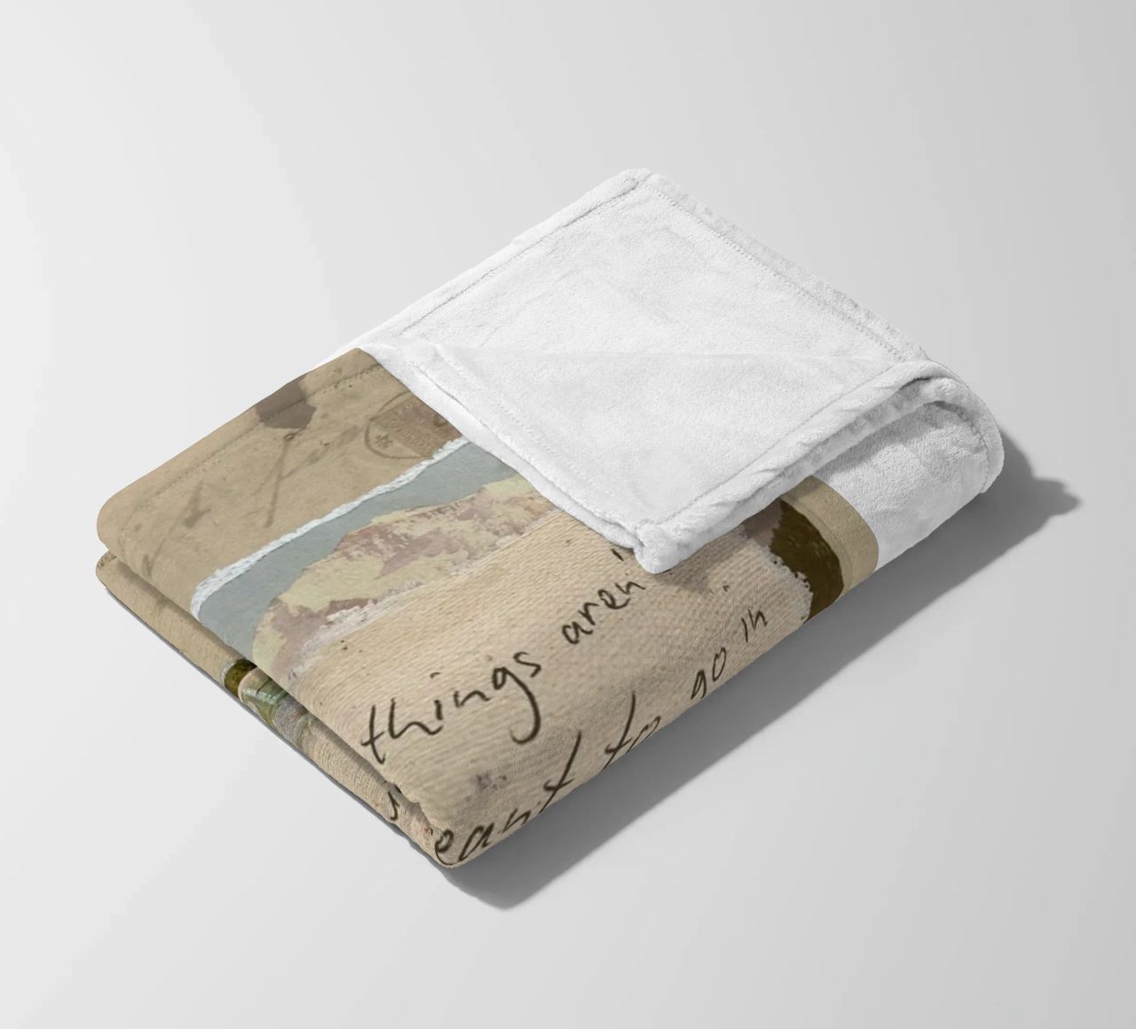 maybe things aren't always meant to go in our way fleece blanket by Andara shop