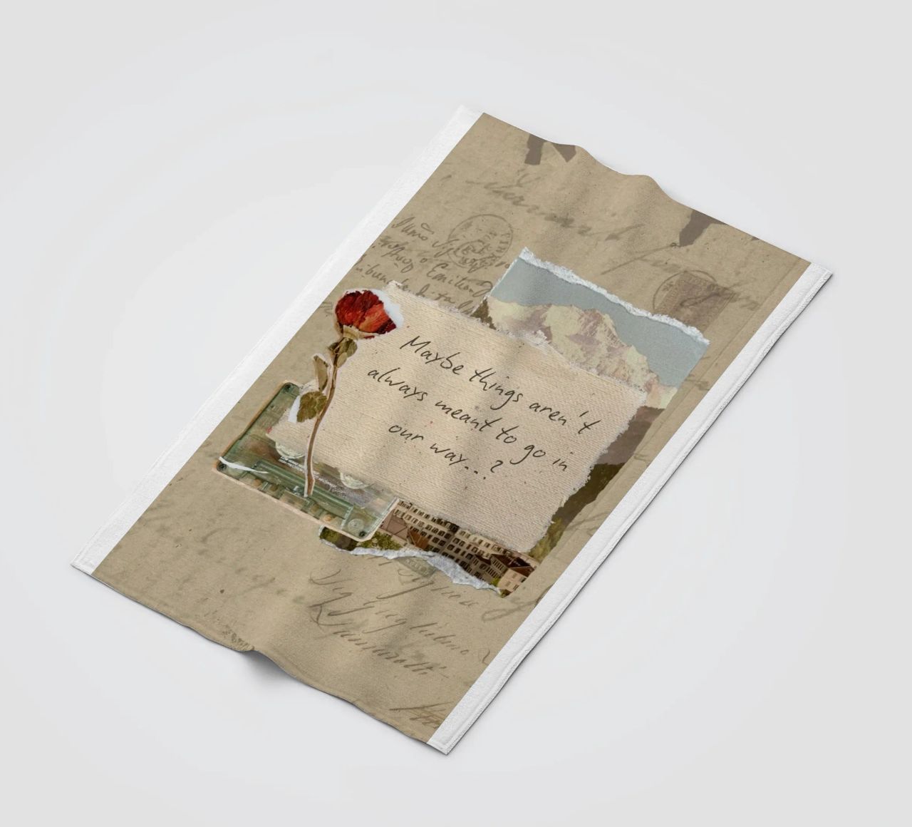 maybe things aren't always meant to go in our way fleece blanket by Andara shop