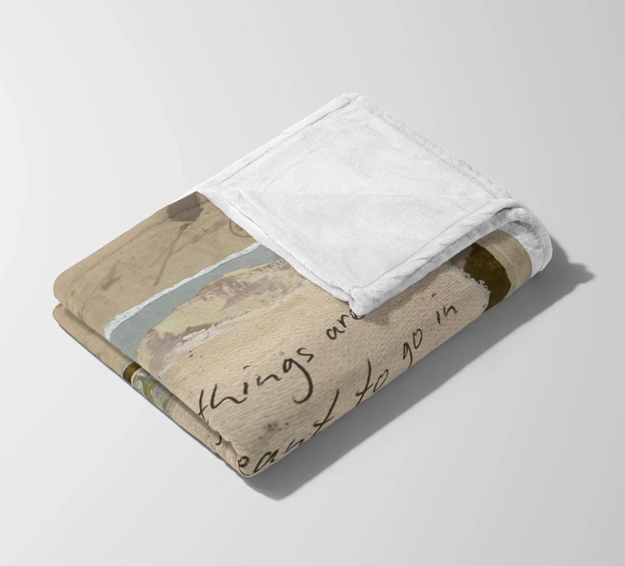 maybe things aren't always meant to go in our way fleece blanket by Andara shop