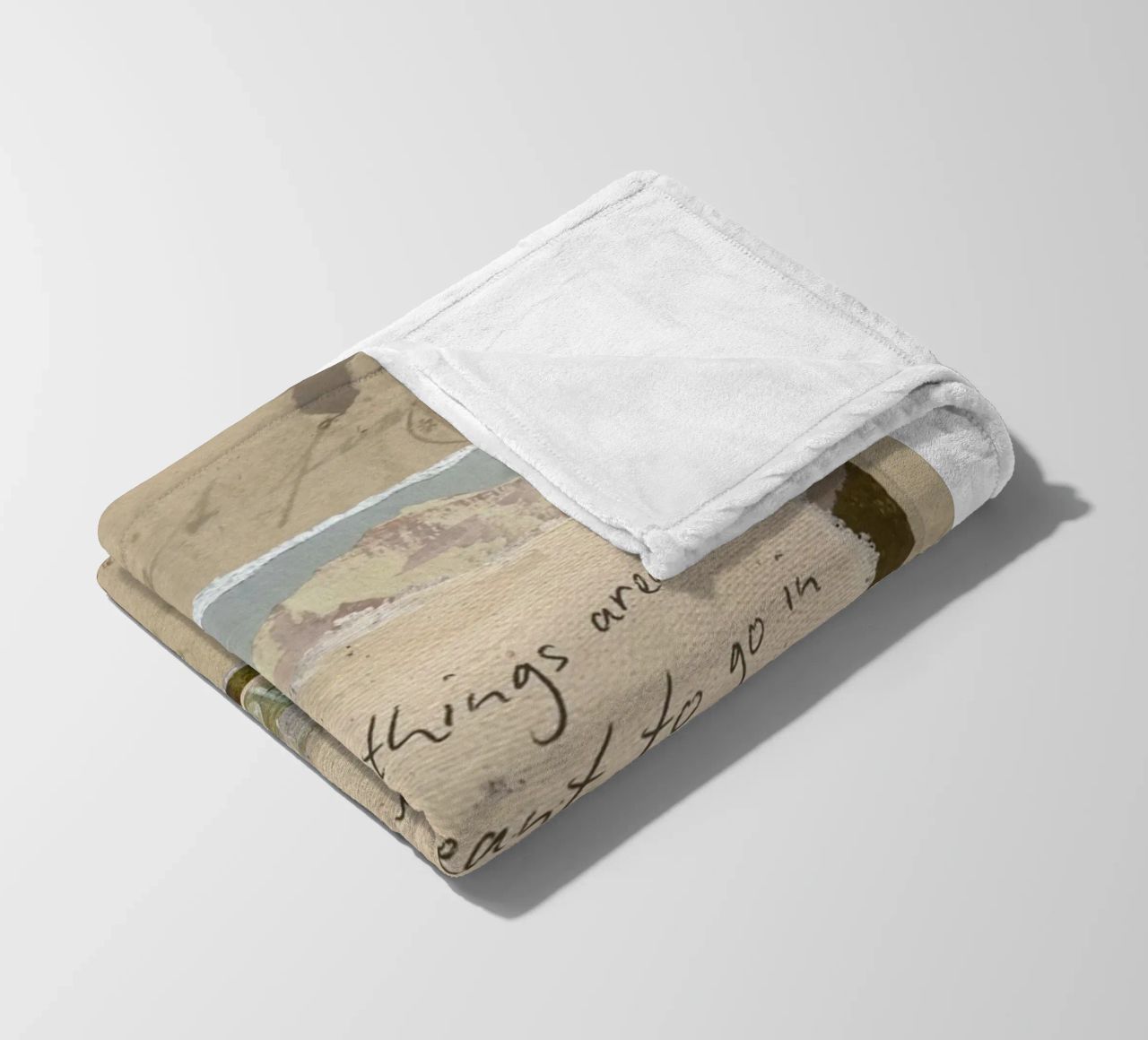 maybe things aren't always meant to go in our way fleece blanket by Andara shop