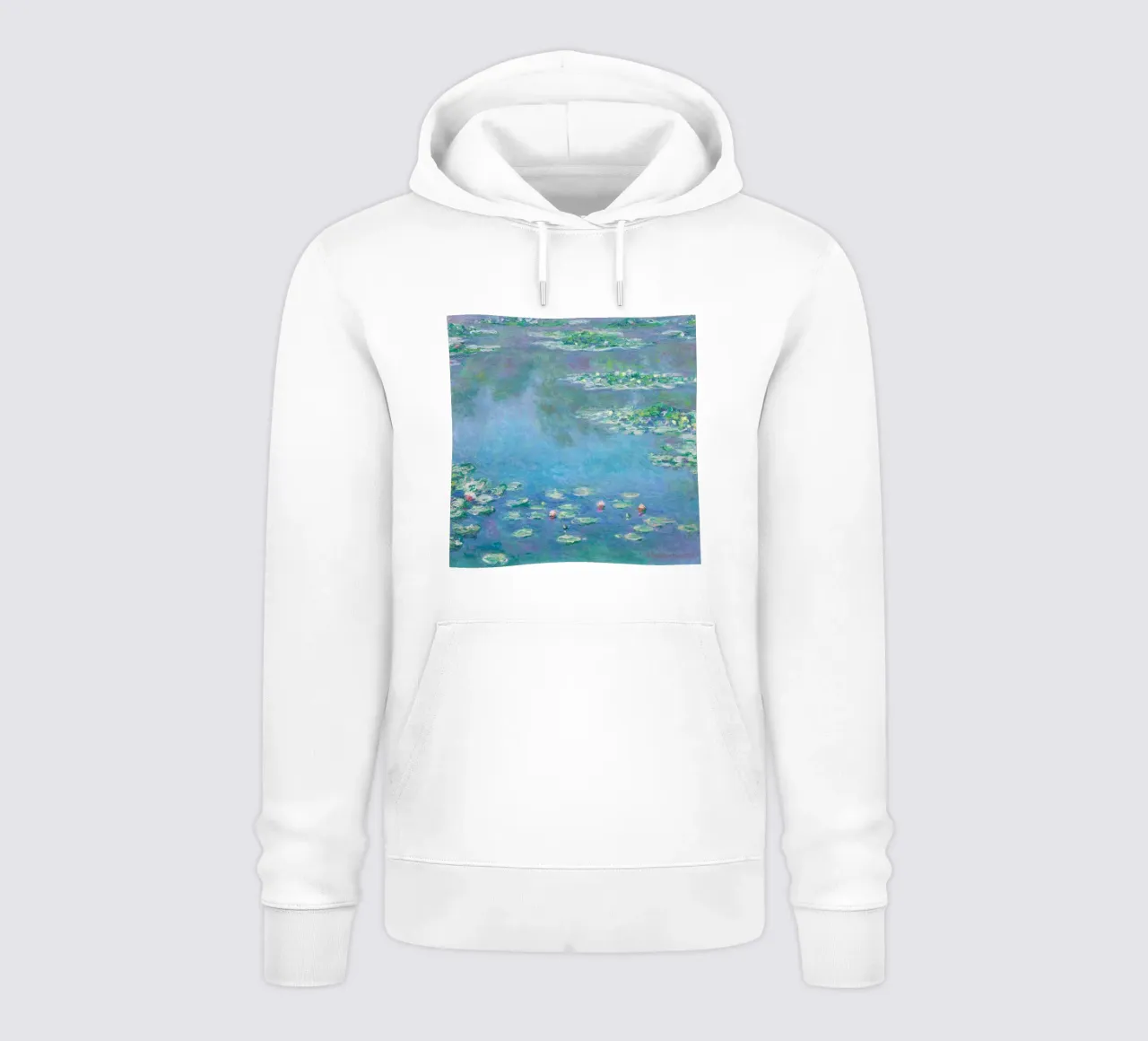 Ninfee di Claude Monet felpa con cappuccio da Venus Art
