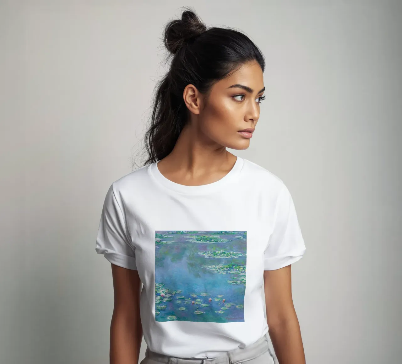 Ninfee di Claude Monet t-shirt da Venus Art