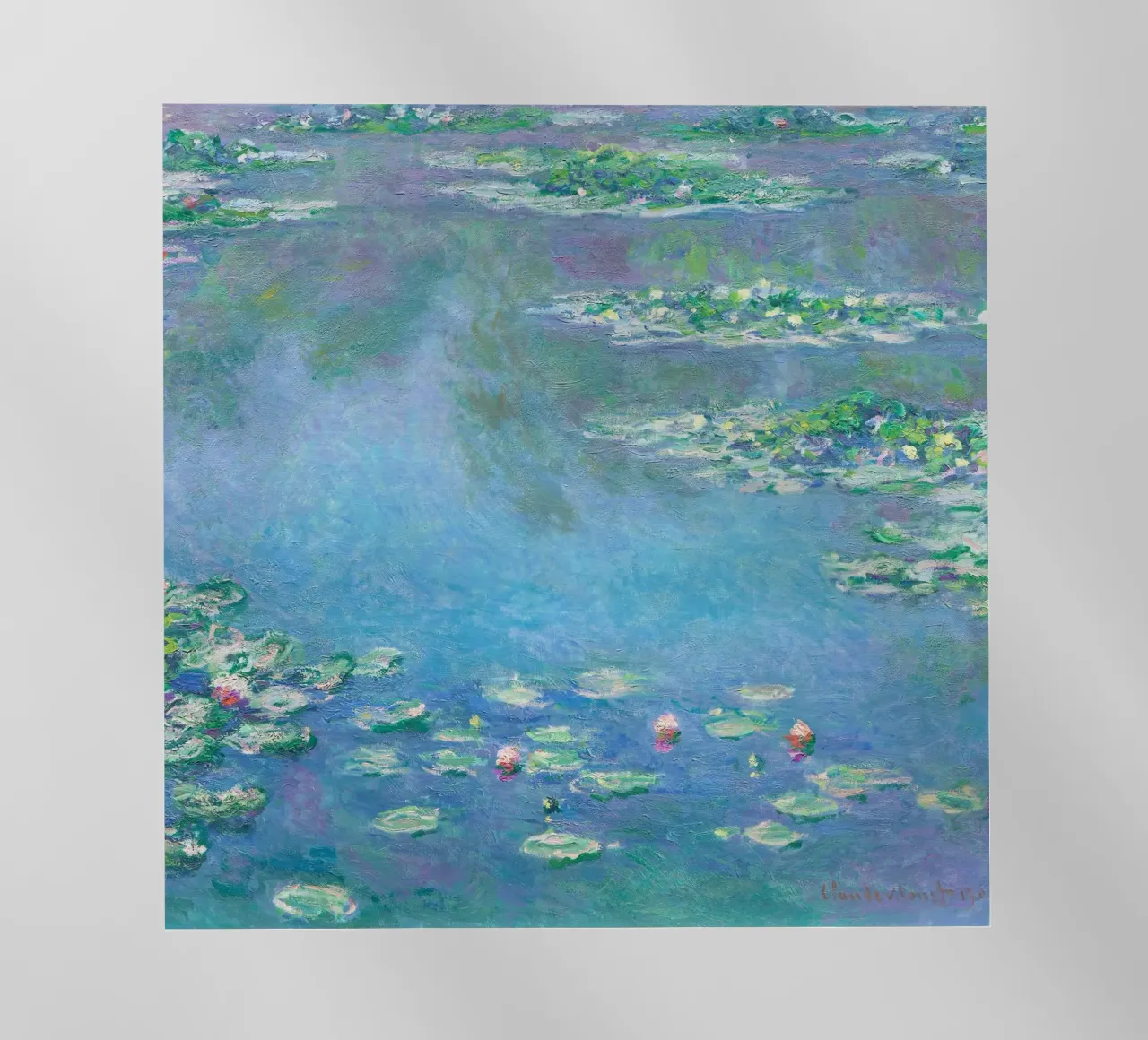 Ninfee di Claude Monet pellicola backlit da Venus Art