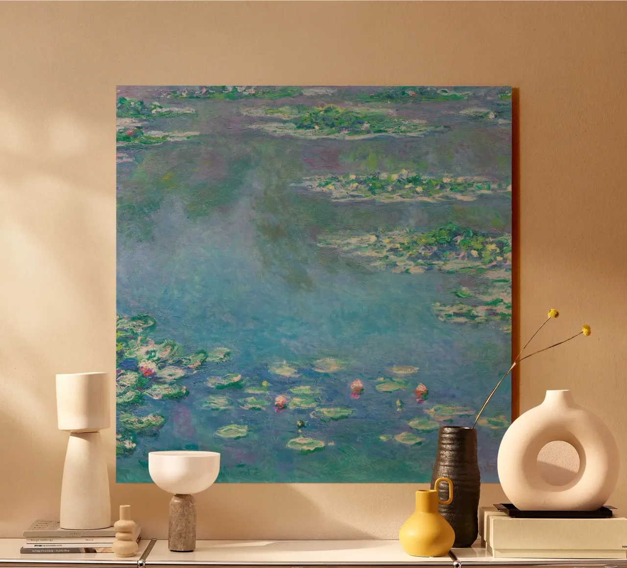 Ninfee di Claude Monet alluminio dibond da Venus Art