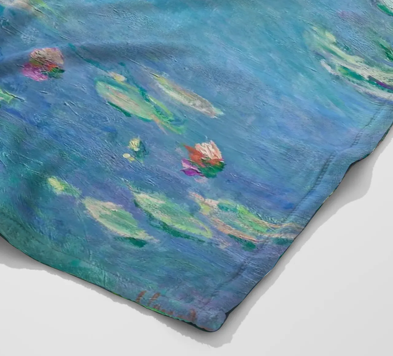 Ninfee di Claude Monet coperta in pile da Venus Art