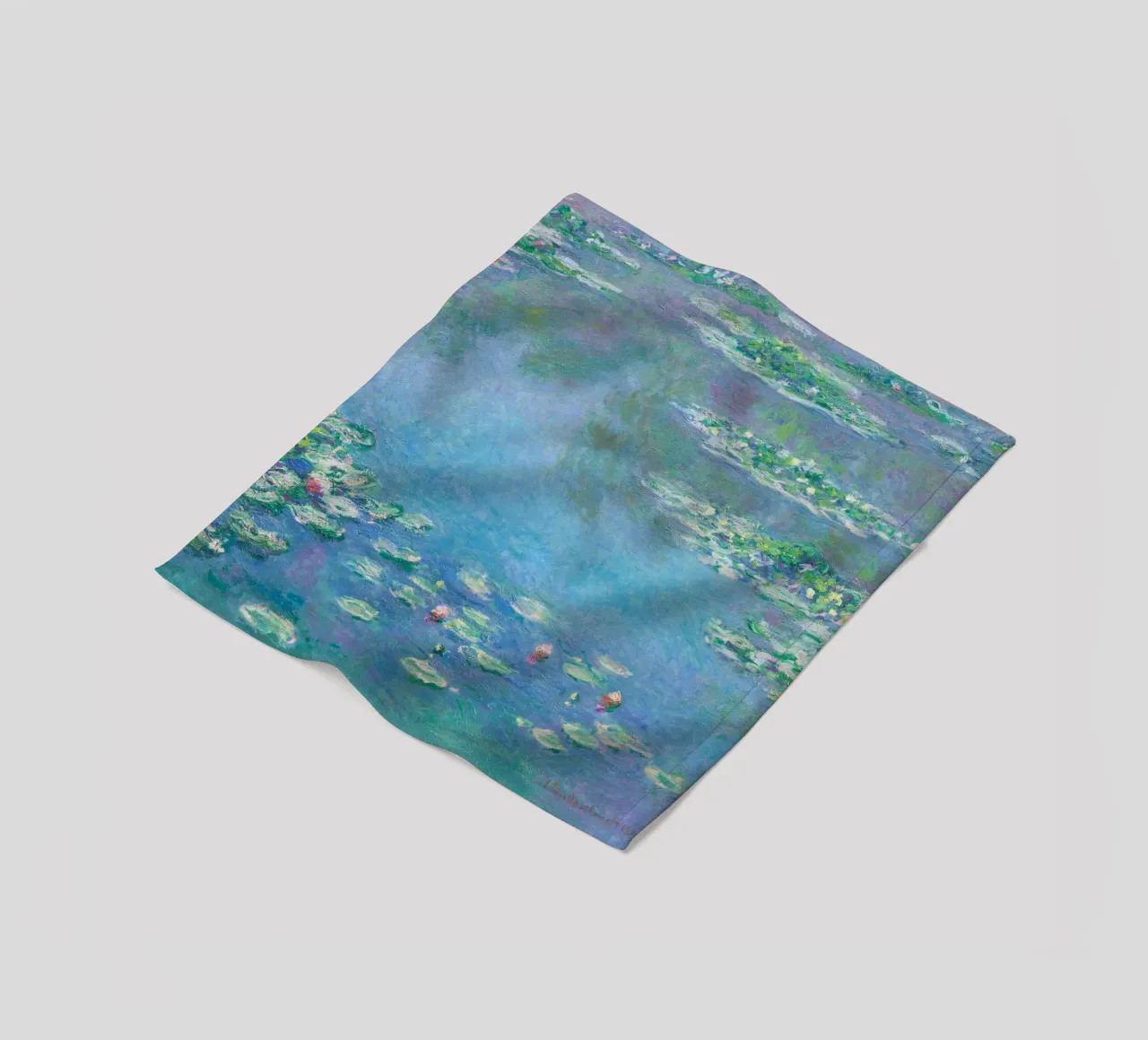Ninfee di Claude Monet coperta in pile da Venus Art