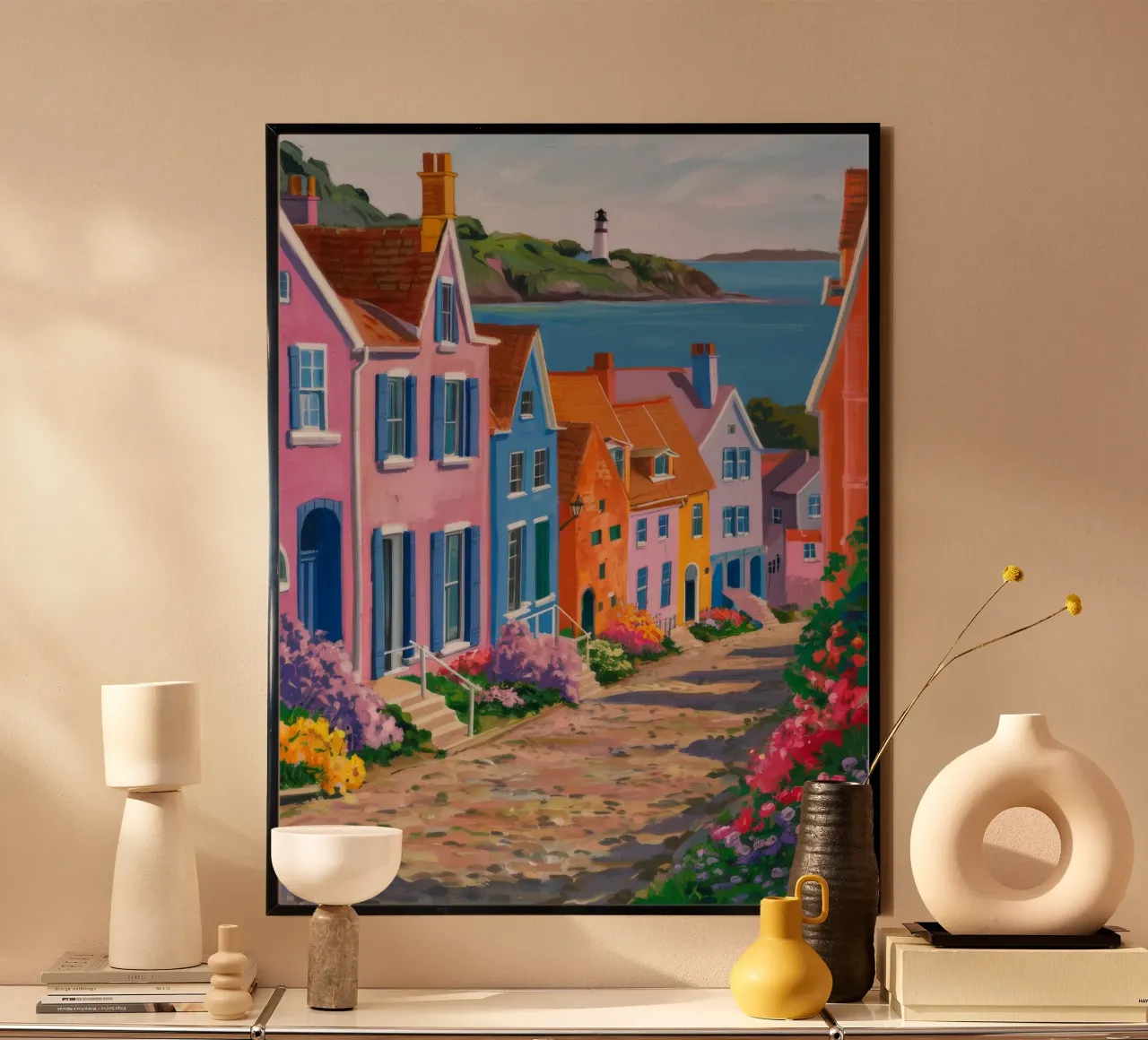 Quaint Harbor Vista carta hahnemühle da Paez Harmony