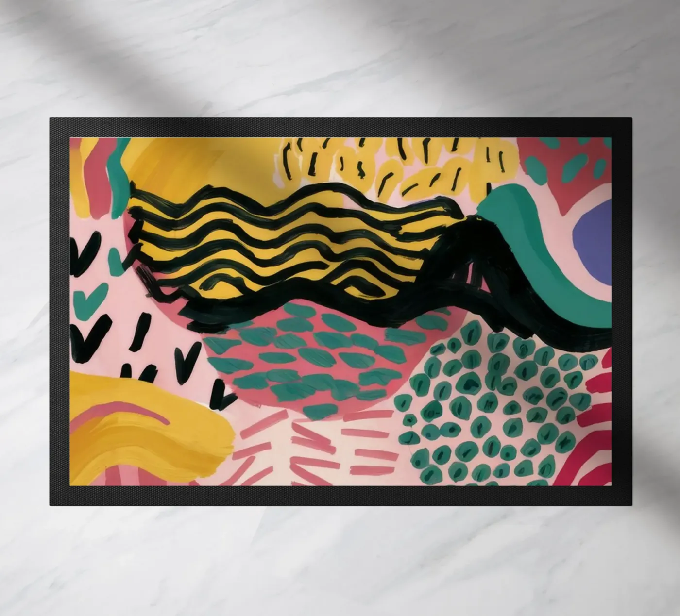 Wave Form Groove deurmat van Lumi Eyes