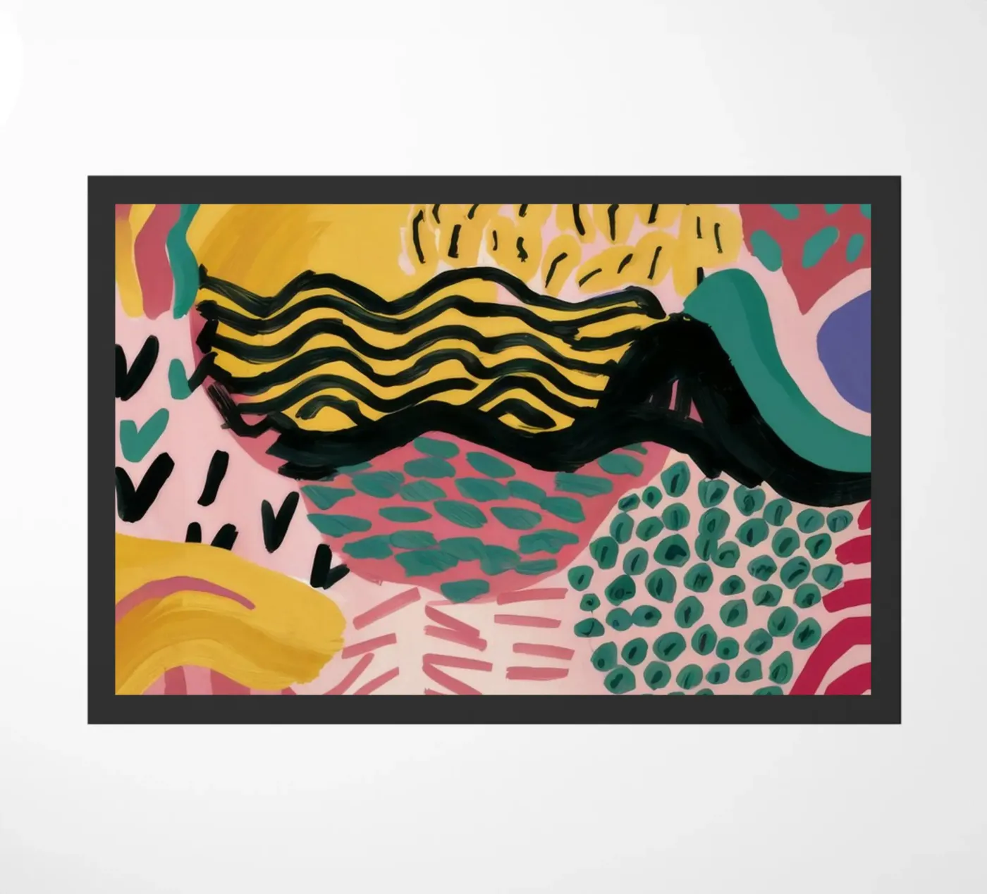 Wave Form Groove deurmat van Lumi Eyes