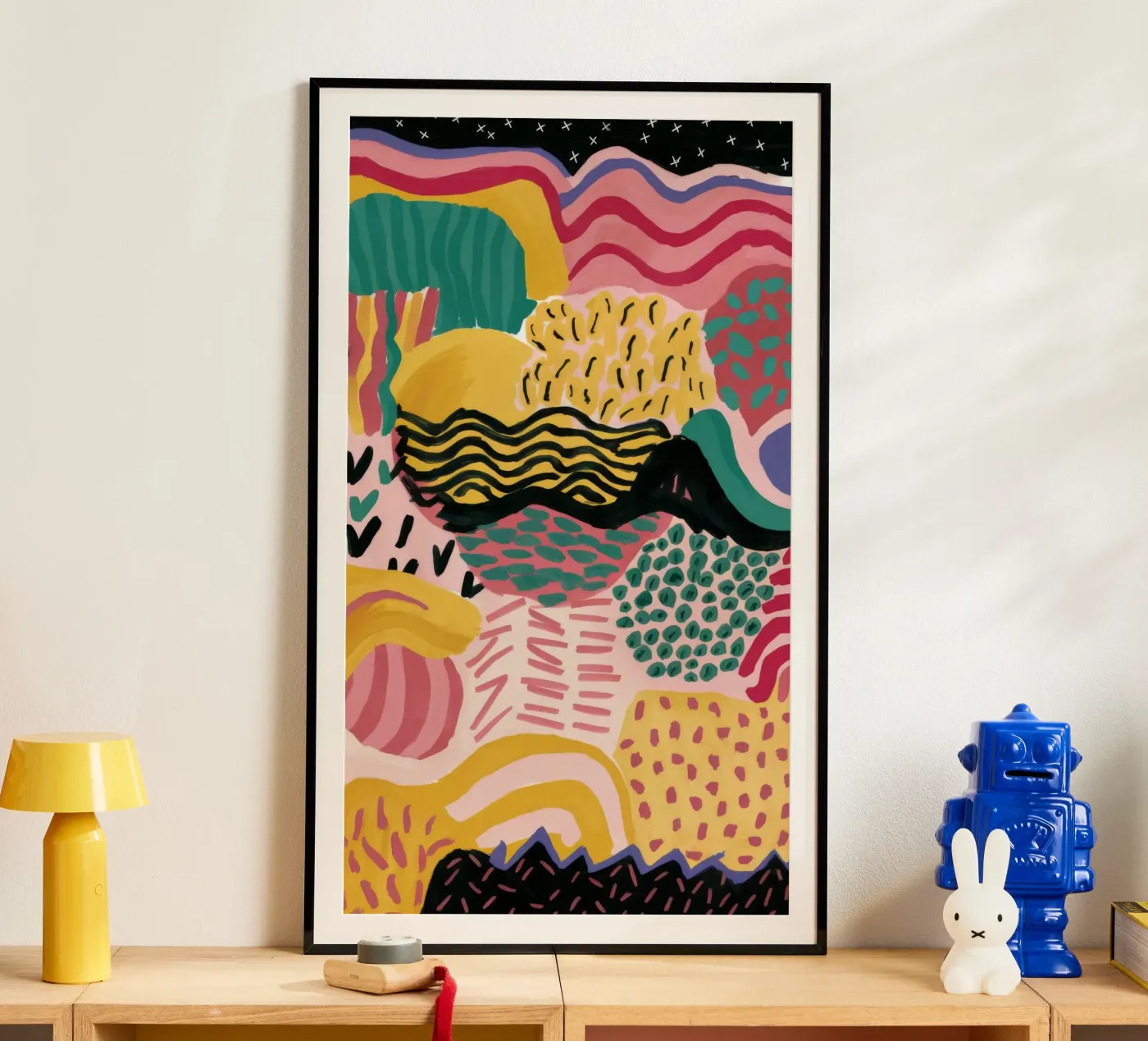 Golfvorm Groef poster van Lumi Eyes