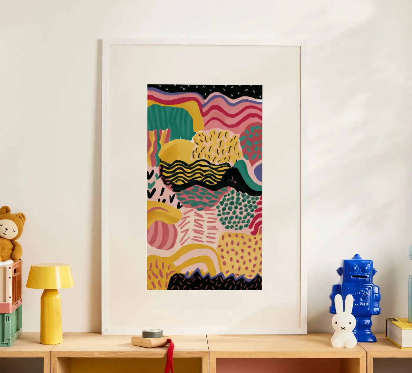 Golfvorm Groef poster van Lumi Eyes