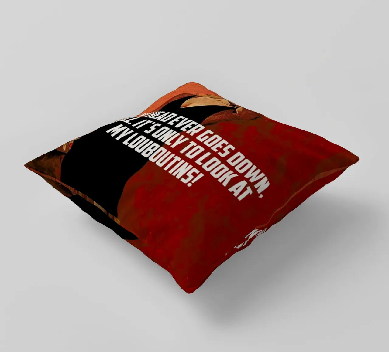 If My Head Ever Goes Down cuscino da Gallery Print and Art Limited