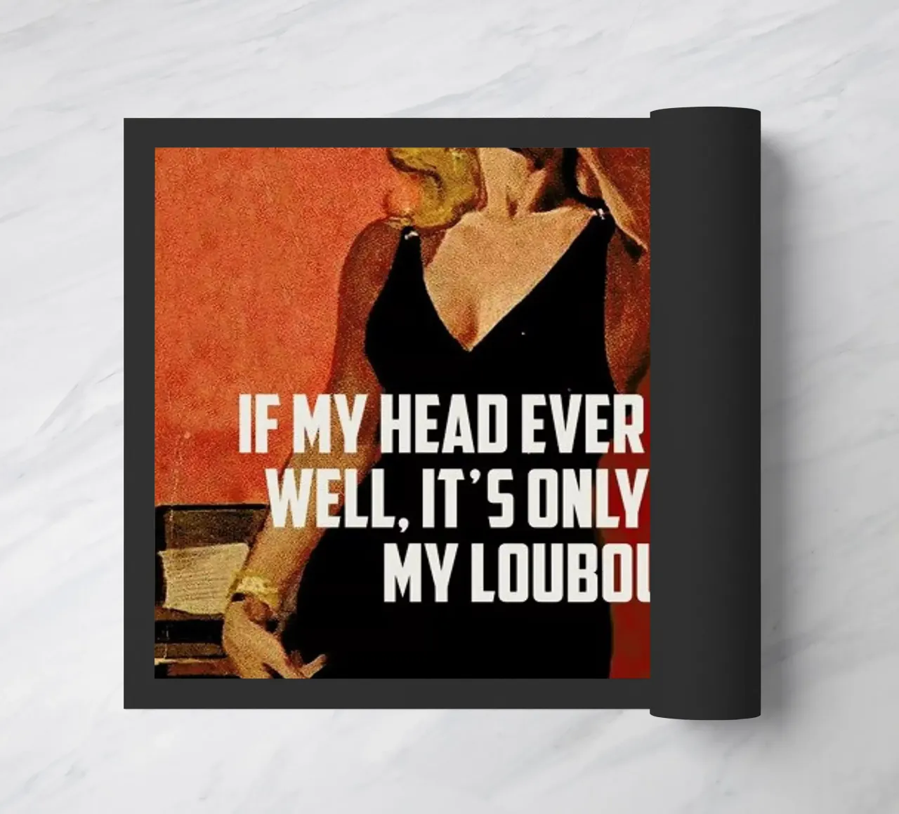 If My Head Ever Goes Down zerbino da Gallery Print and Art Limited