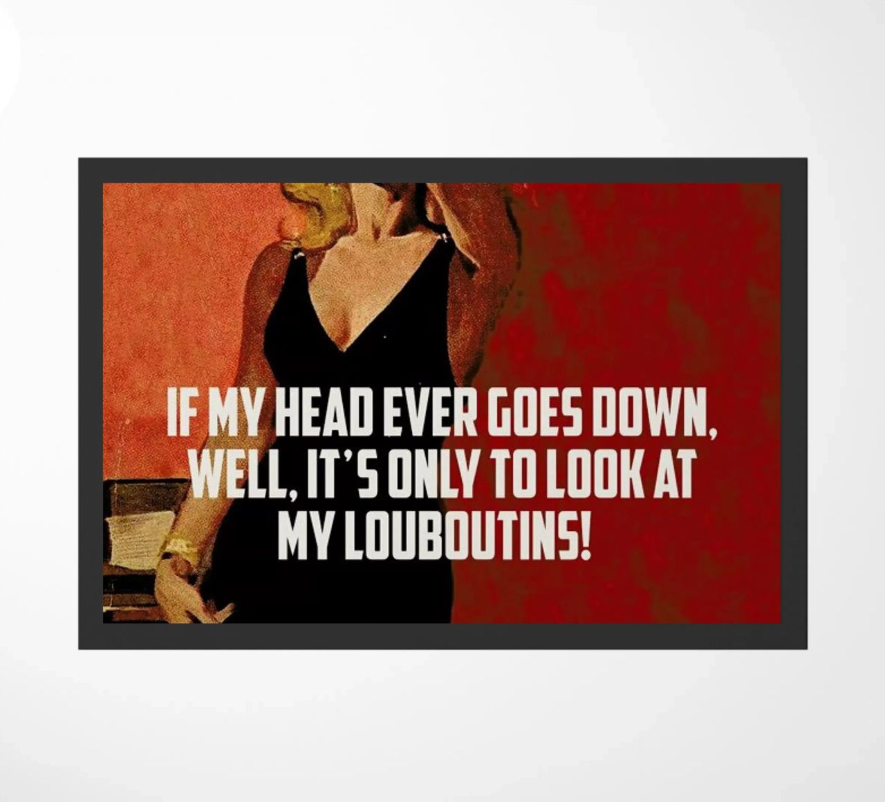 If My Head Ever Goes Down zerbino da Gallery Print and Art Limited